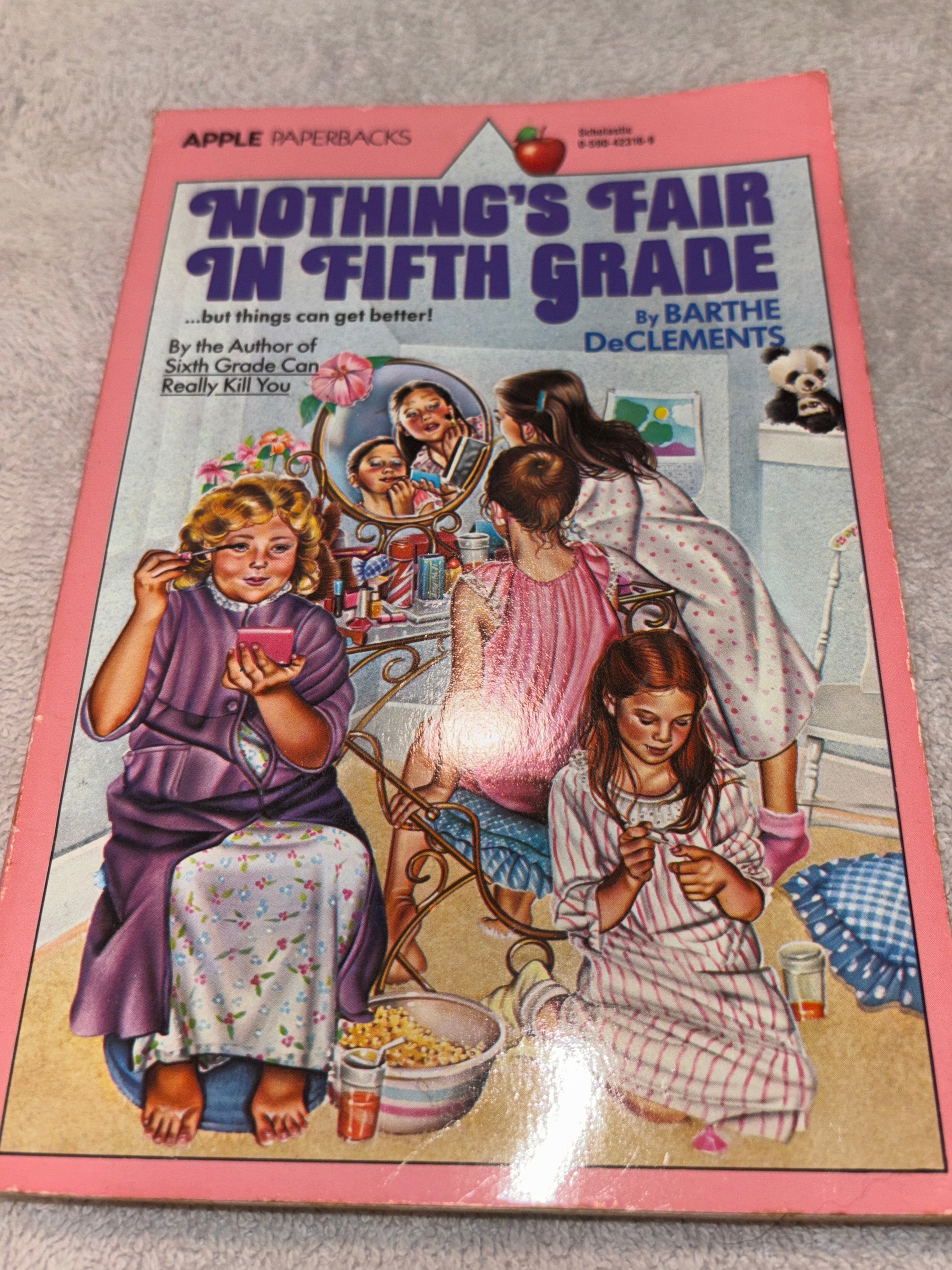 Nothing’s Fair in Fifth Grade by Barthe DeClements (tween/middle school) paperback (rescued)