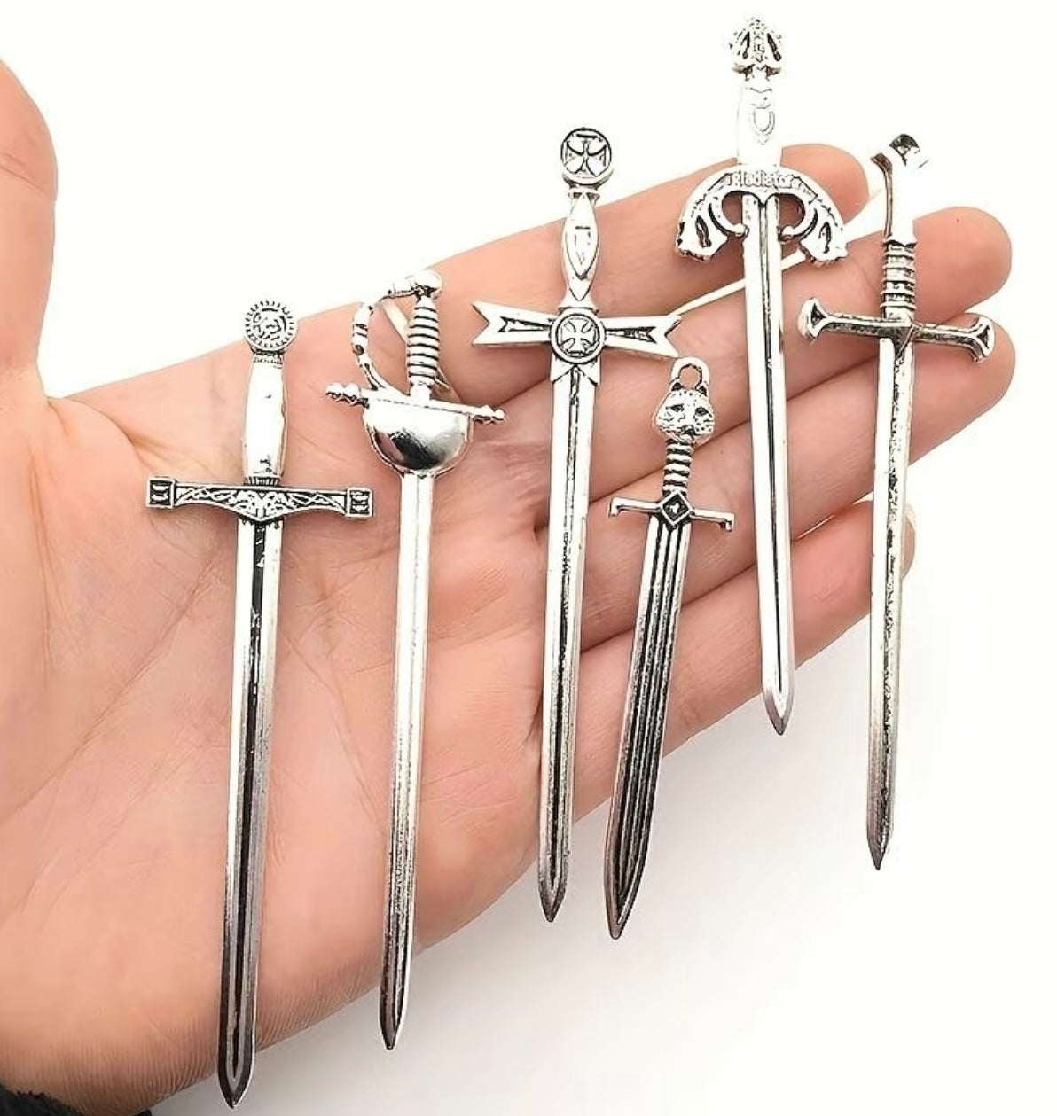 Antique Metal Sword Bookmarks