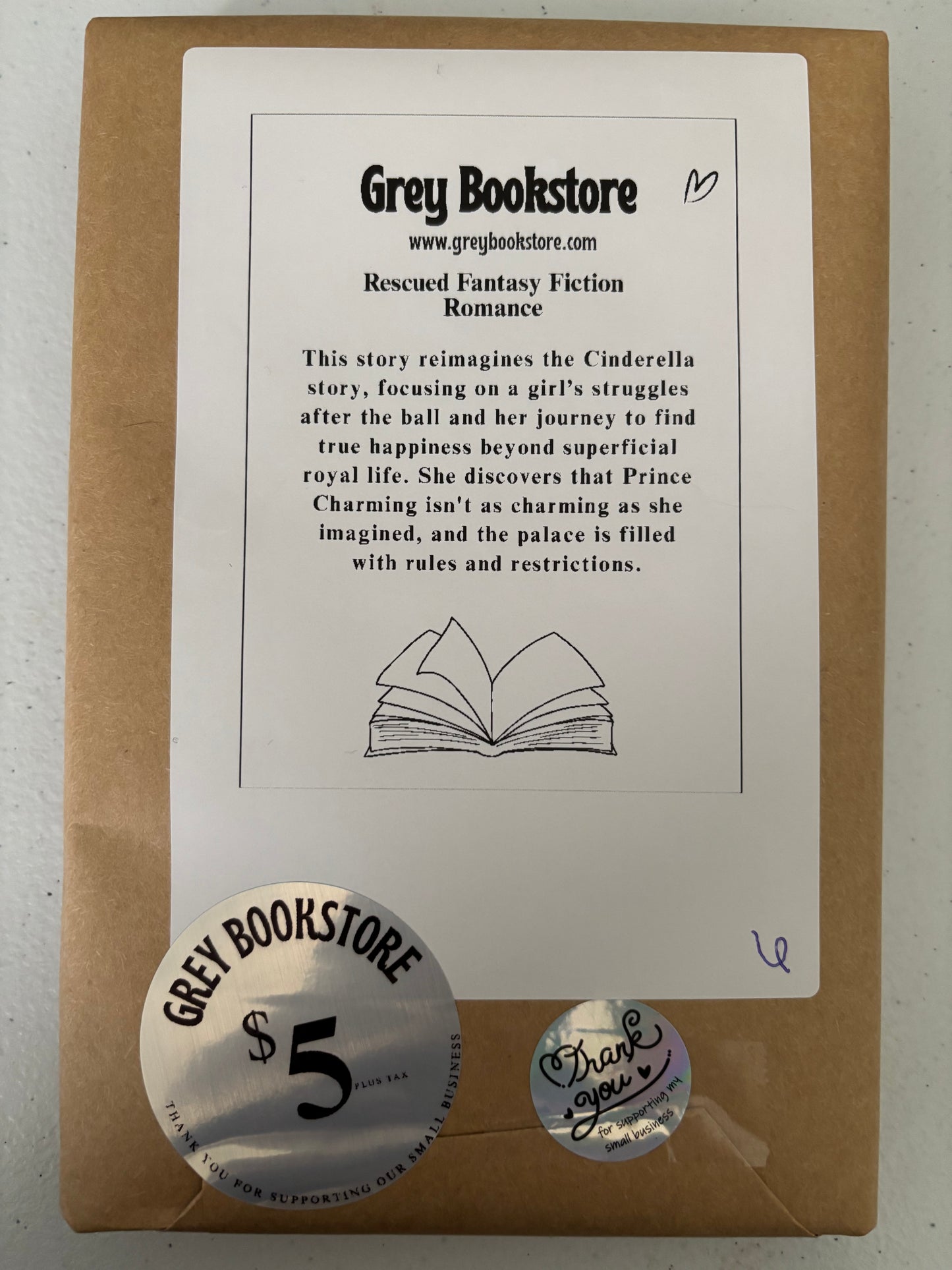 Blind Date with a Book #6 Rescued Fantasy Fiction Romance Paperback