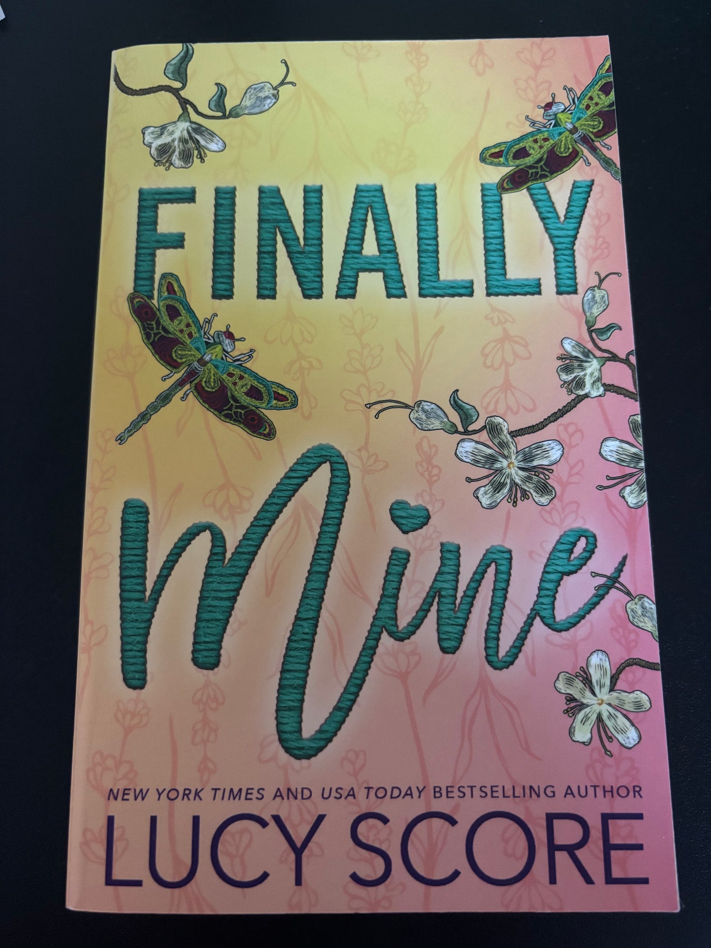 Finally Mine (Book 2 of the Benevolence series) by Lucy Score paperback (like new