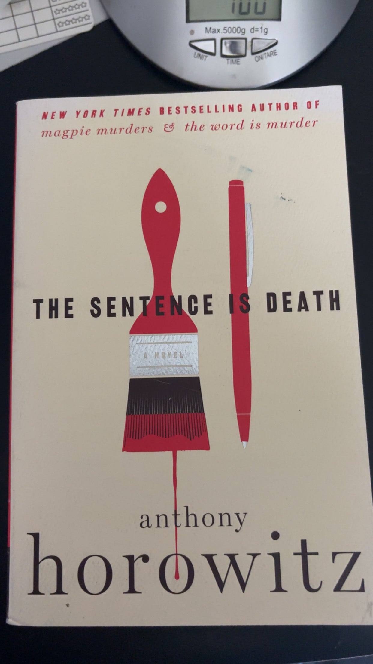 The Sentence is Death by Anthony Horowitz paperback (like new)