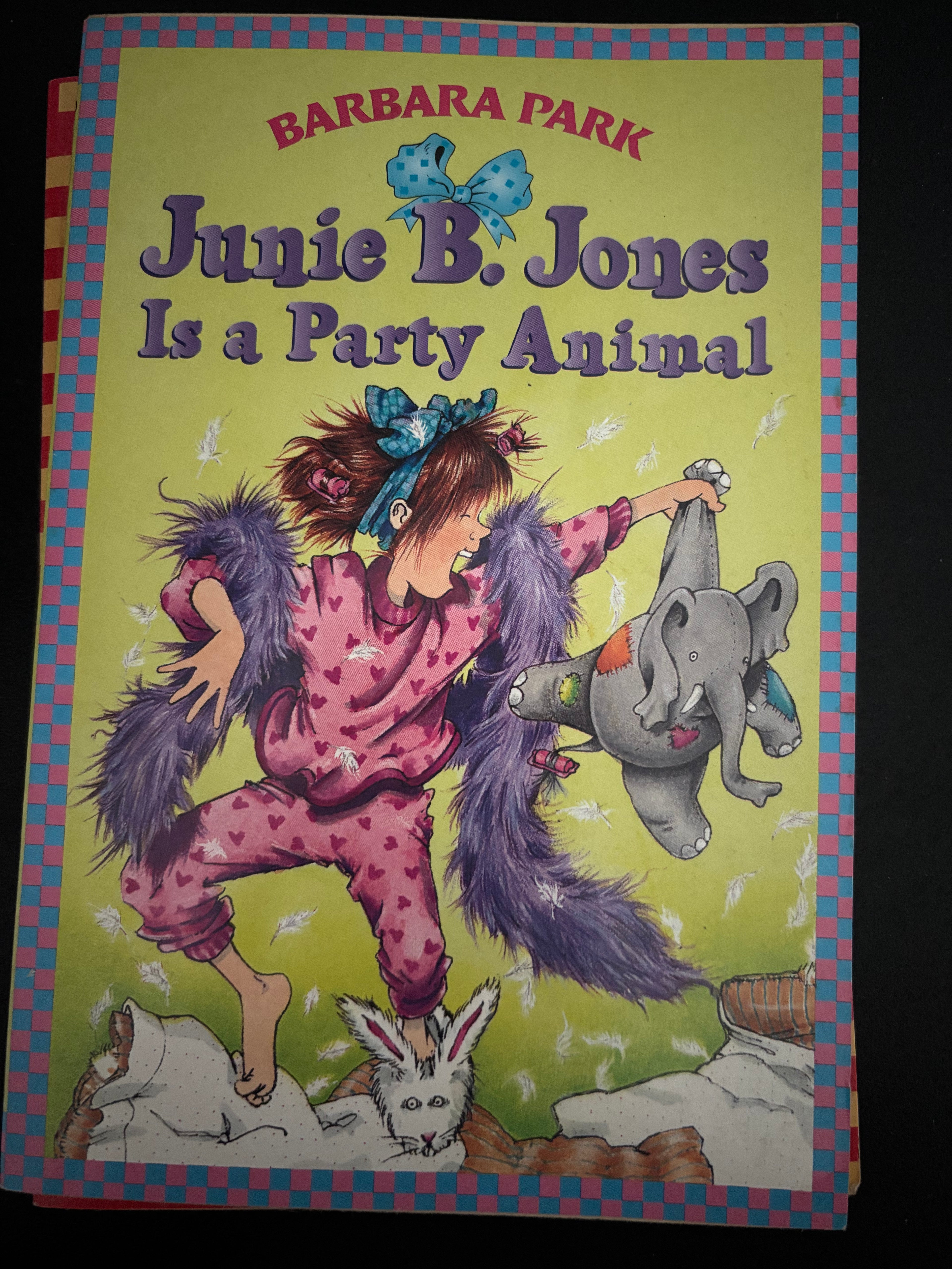 June B. Jones Is a Party Animal (Book 10 of the June B. Jones series) by Barbara Park TWEEN paperback (rescued)
