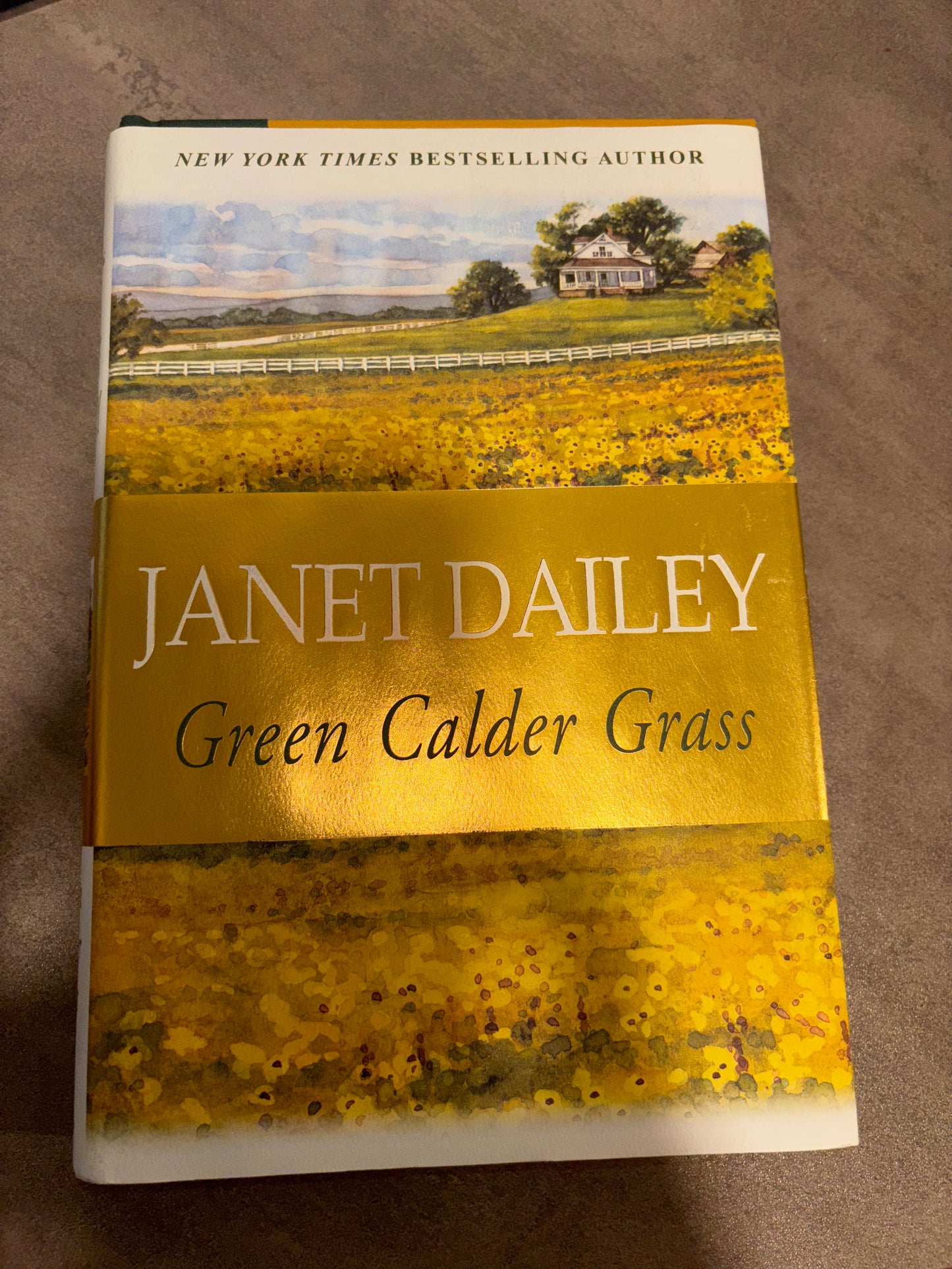 Green Calder Grass by Janet Dailey hardcover (like new)