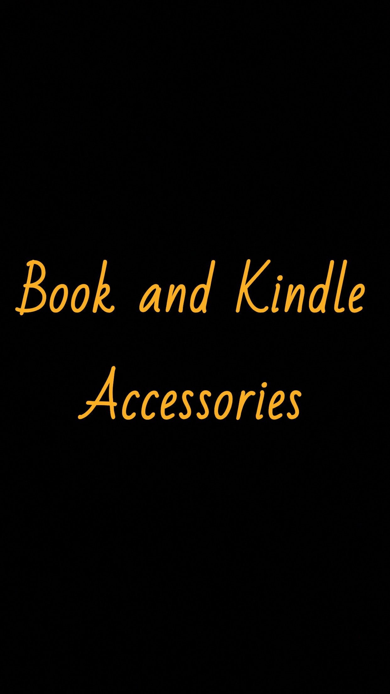 Book and Kindle Accessories