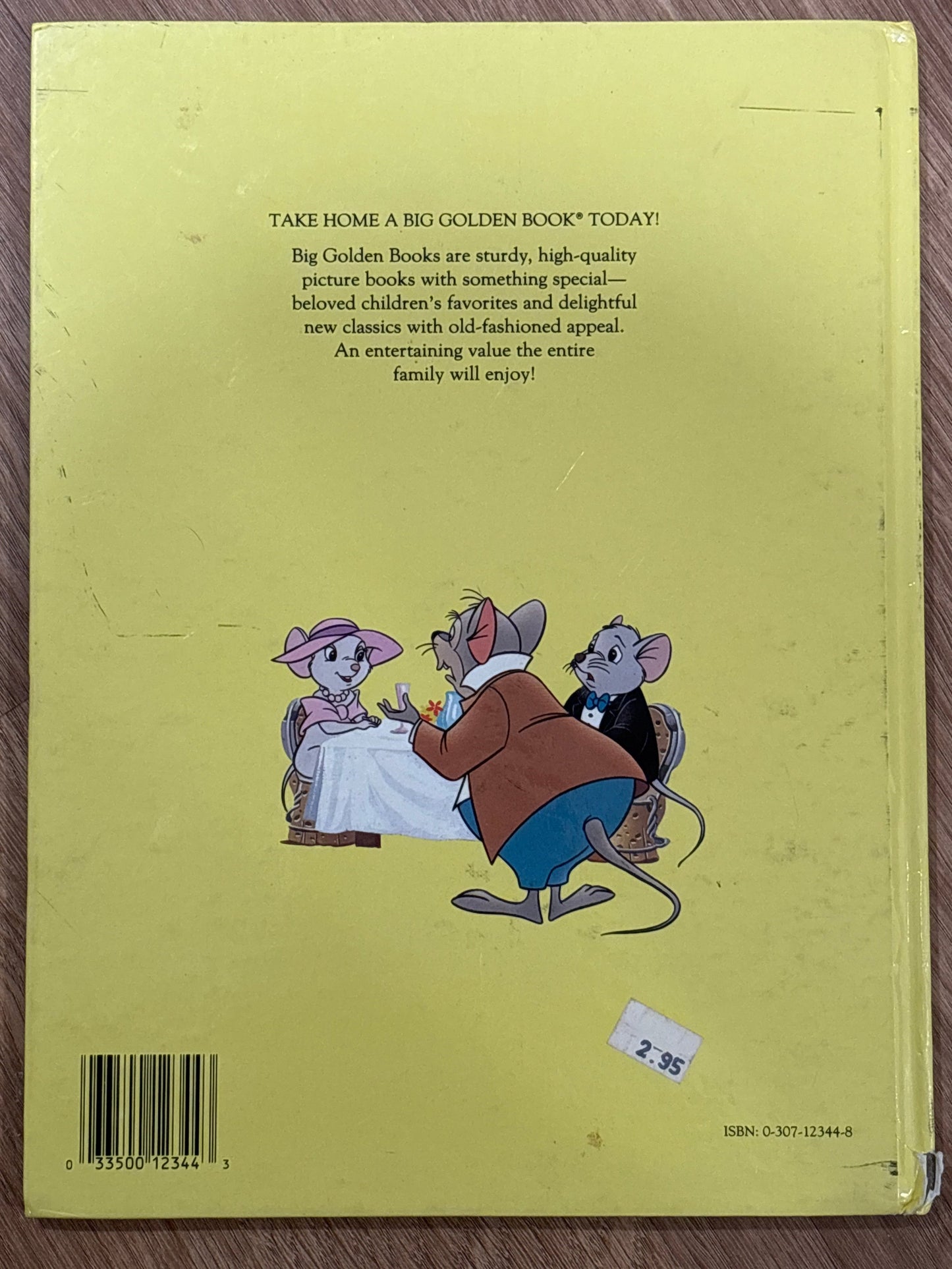 The Rescuers Down Under by Walt Disney rescued/A Big Golden Book