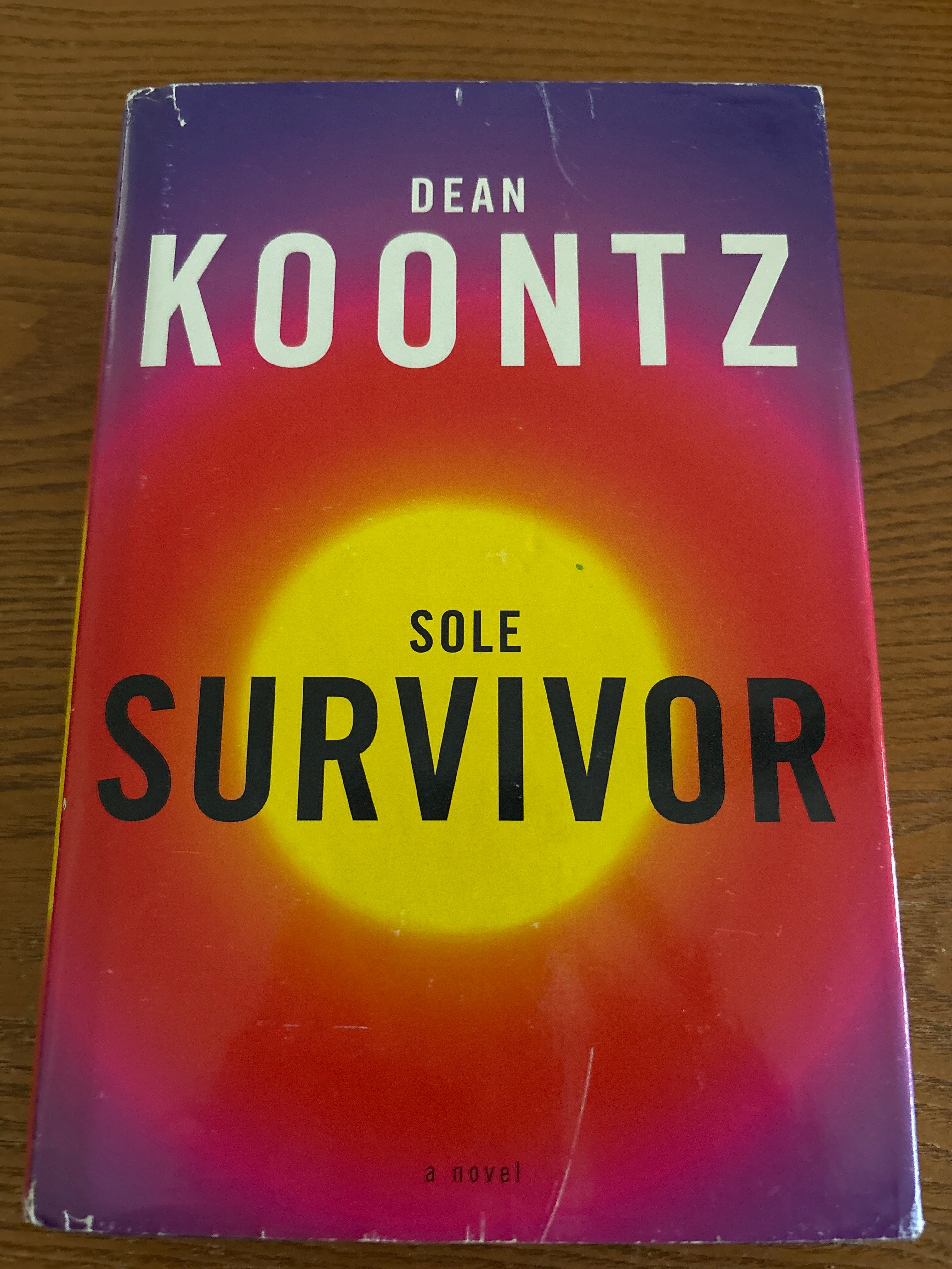 Sole Survivor by Dean Koontz hardcover (rescued)