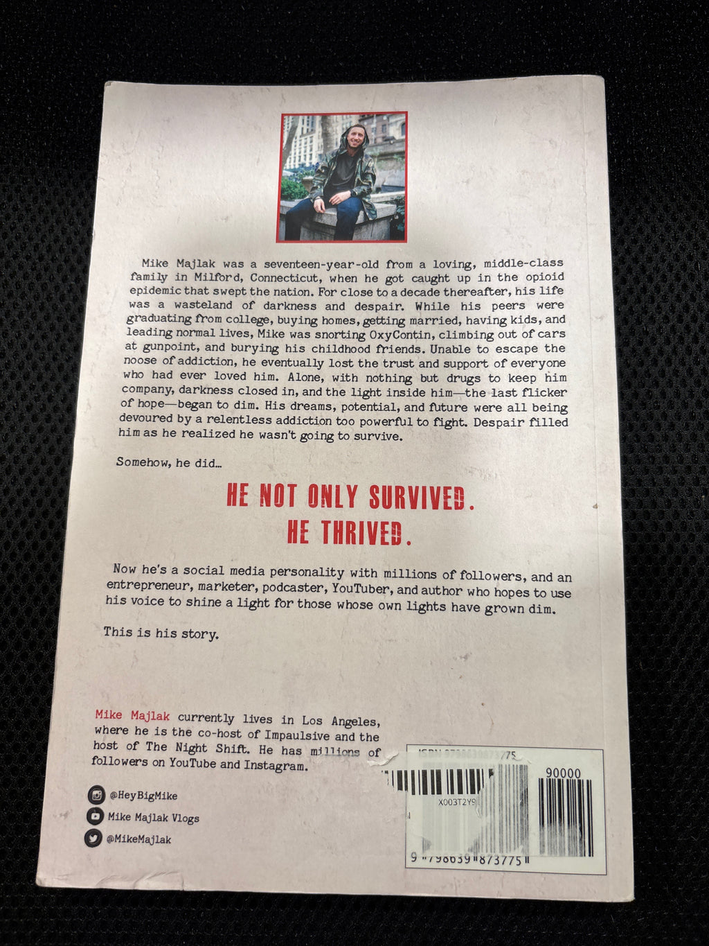The Fifth Vital by Mike Majlak and Riley J Ford paperback (like new)