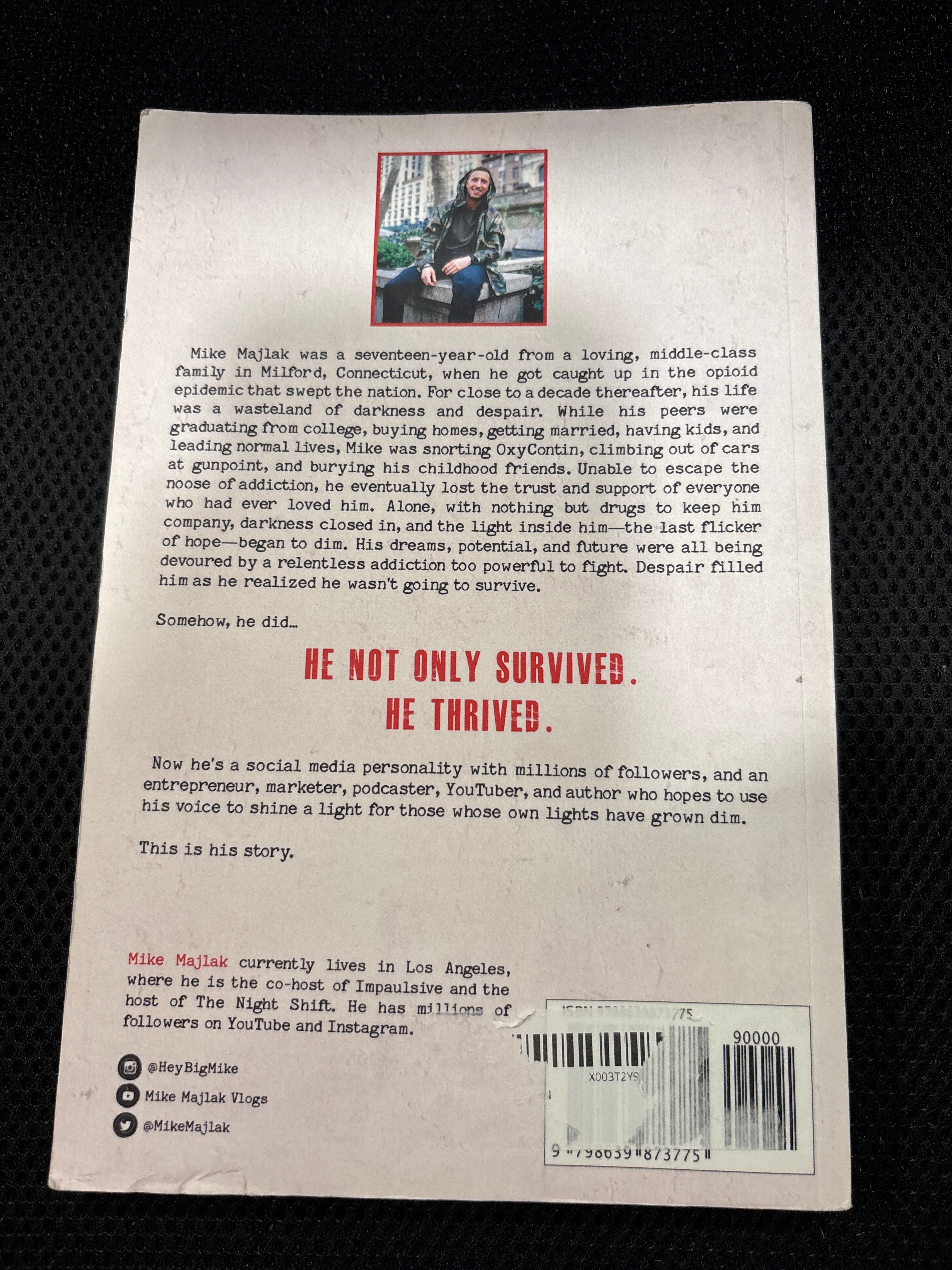 The Fifth Vital by Mike Majlak and Riley J Ford paperback (like new)