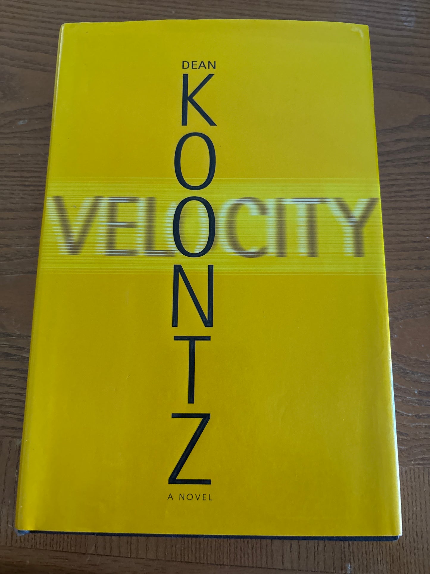 Velocity by Dean Koontz rescued/hardcover