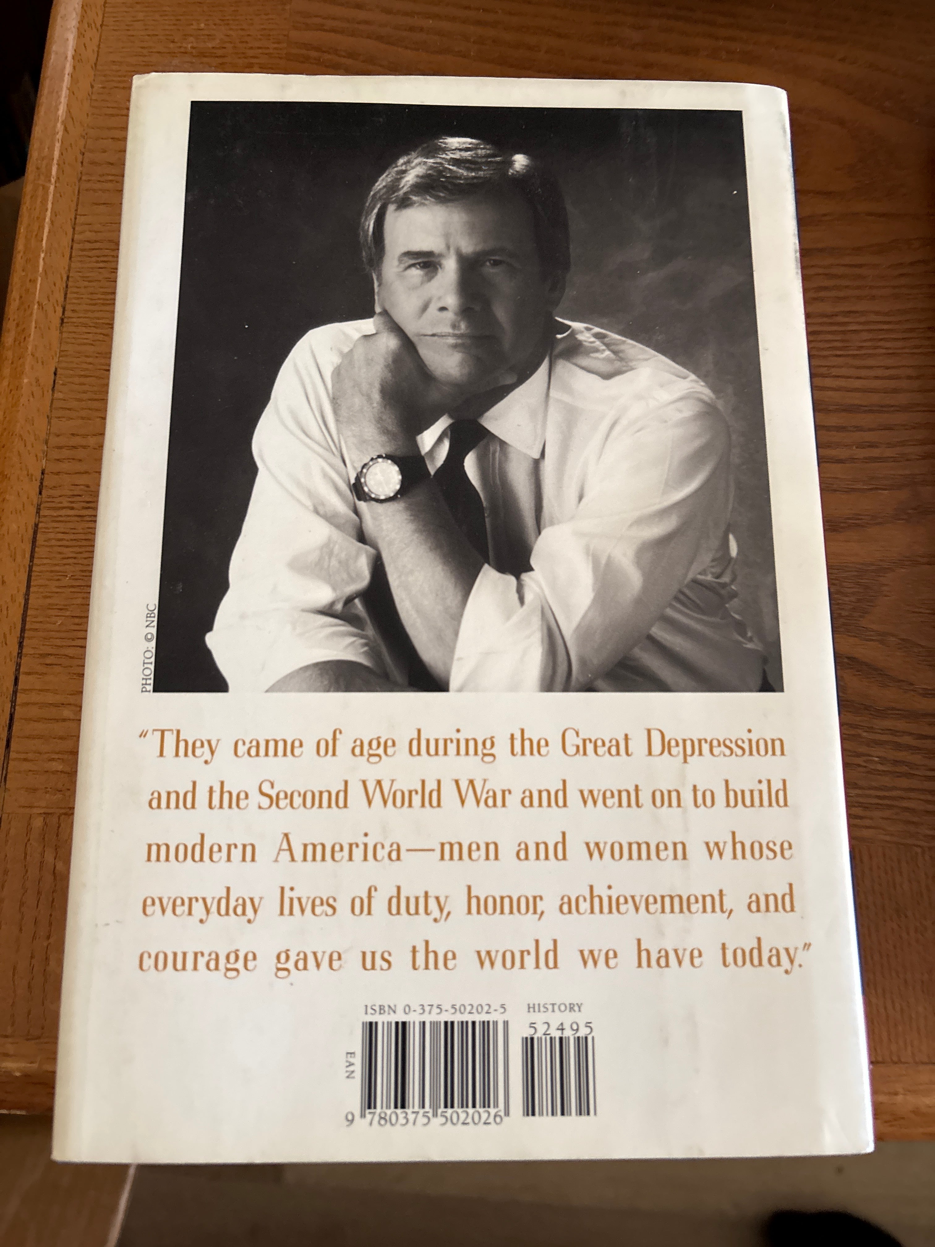 The Greatest Generation by Tom Brokaw hardcover (rescued)