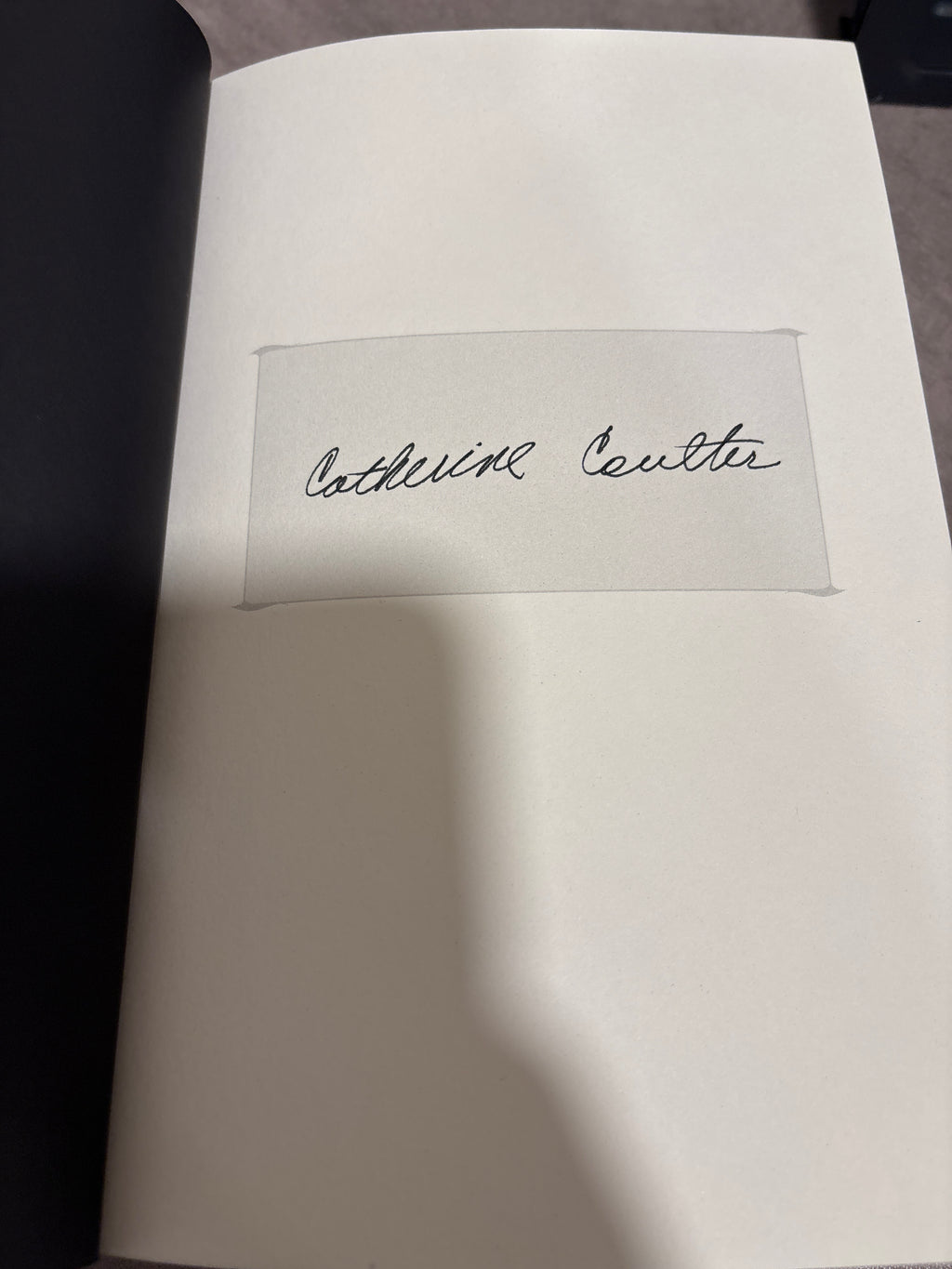 Blind Side by Catherine Coulter hardcover signed (like new)