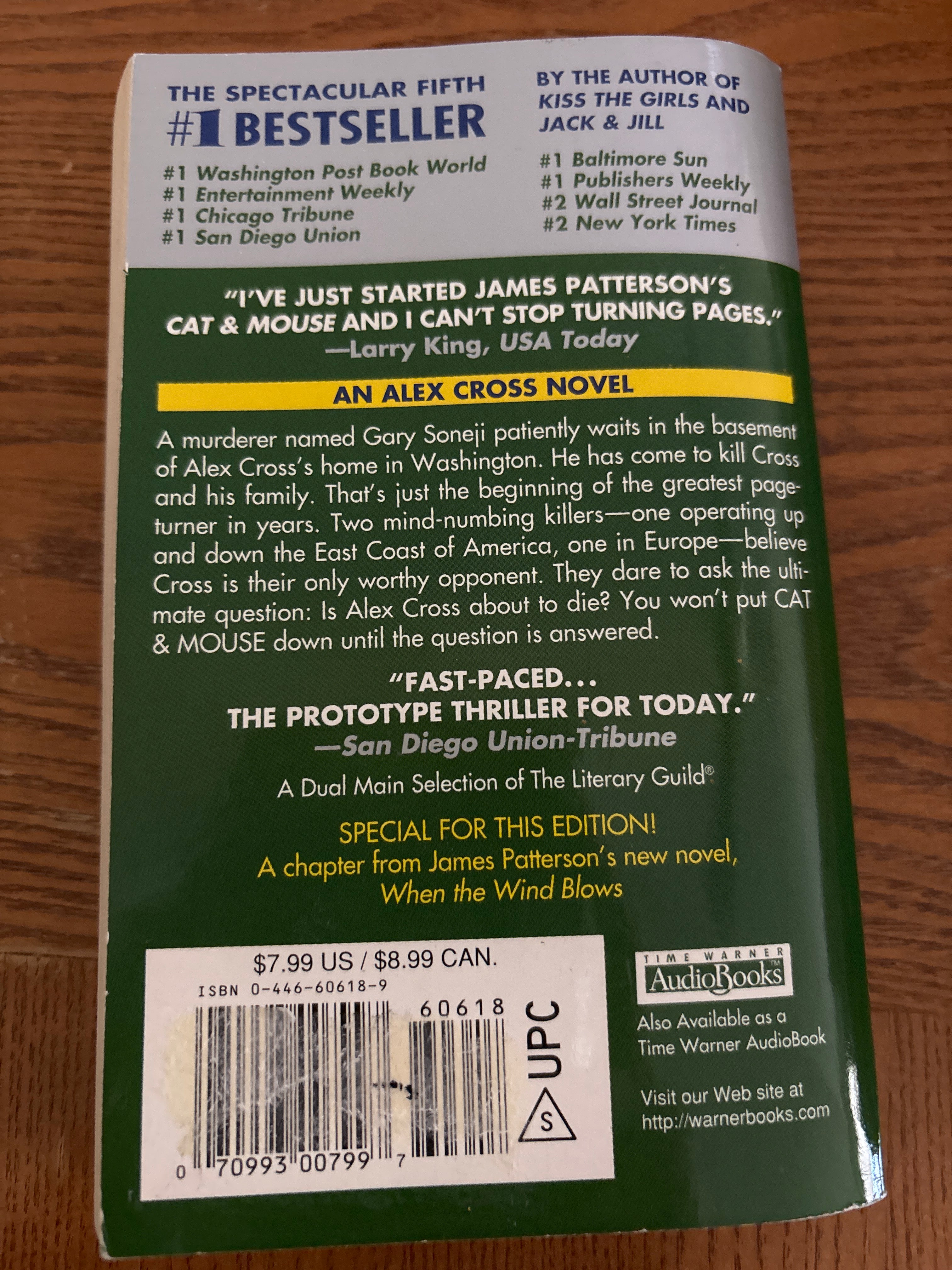 Cat & Mouse (Book 4 of the Alex Cross series) by James Patterson mass market (rescued)