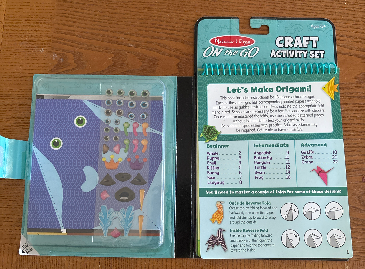 Organization Animals on the Go Craft Activity Set