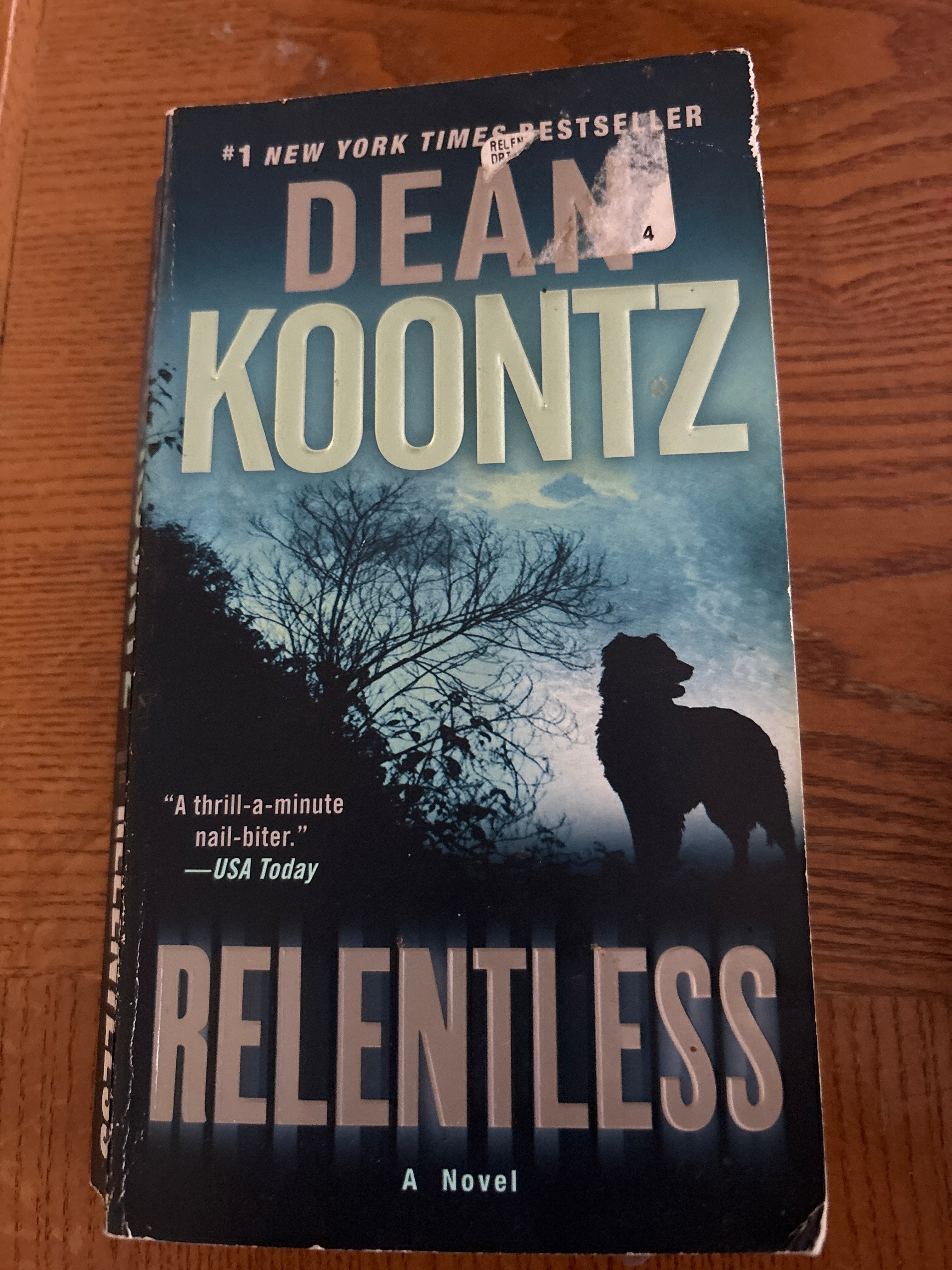 Relentless by Dean Koontz paperback (mass market) (rescued)