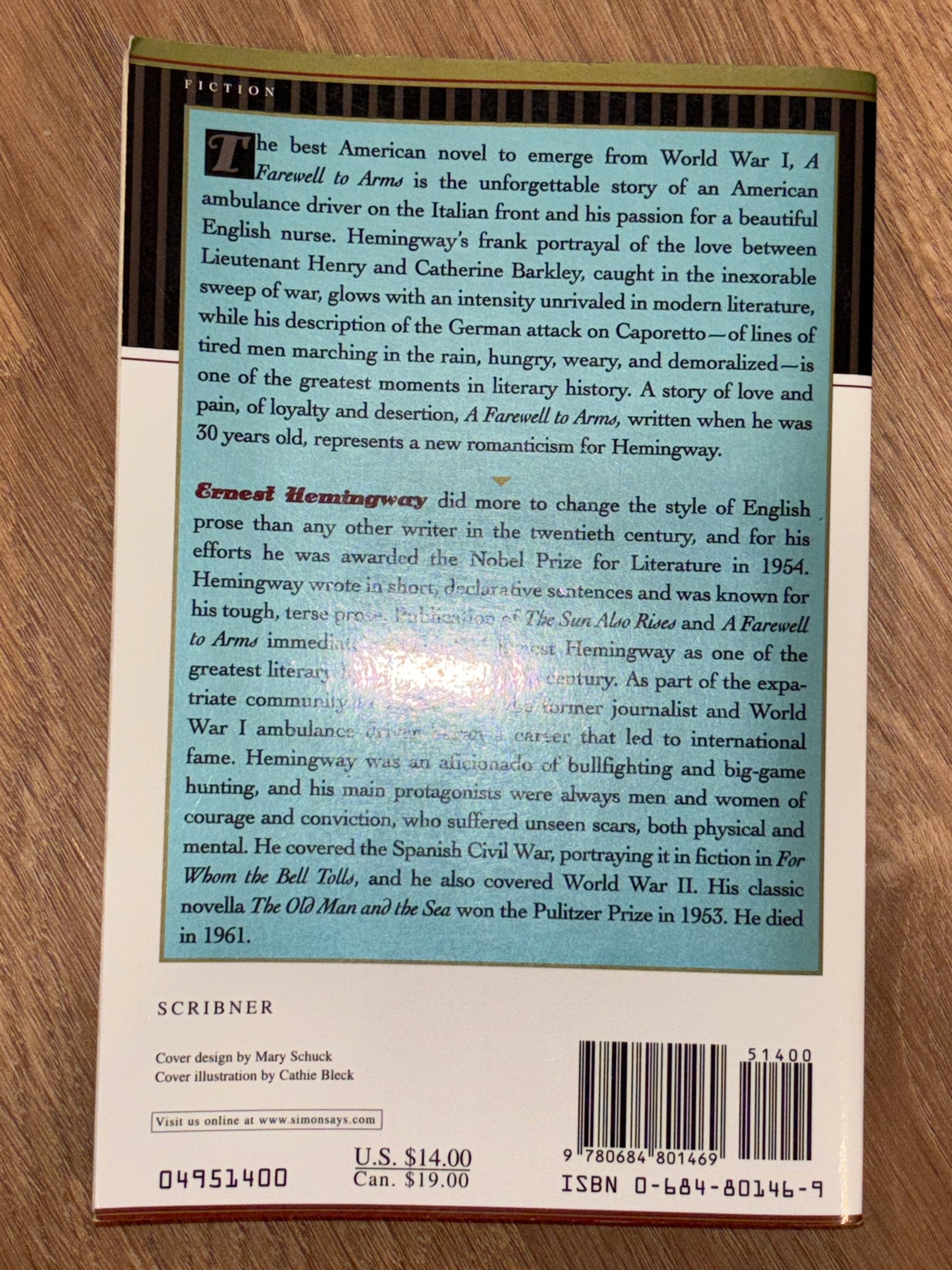 A Farewell to Arms by Ernest Hemingway paperback BANNED BOOKS (rescued)