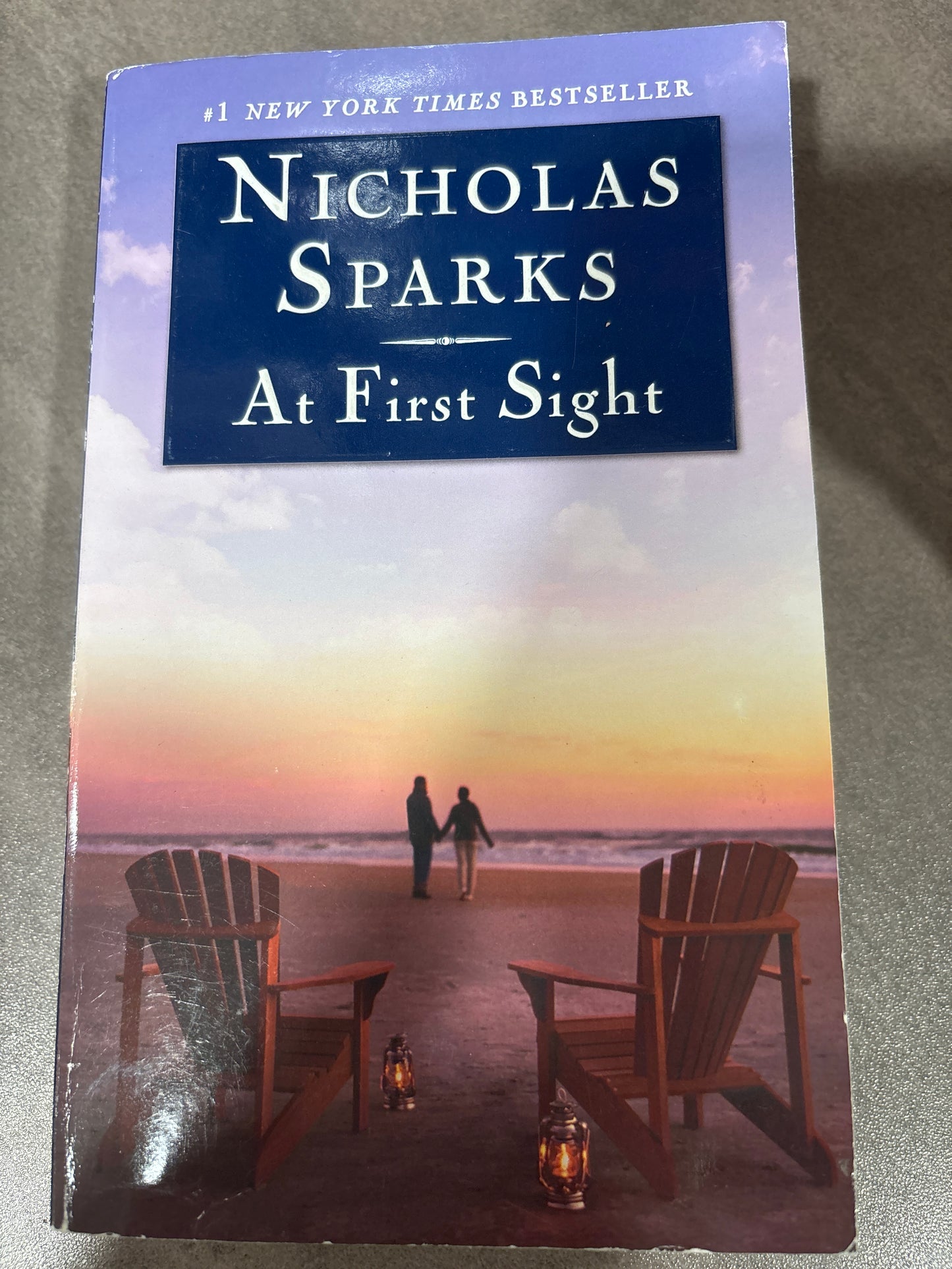 At First Sight by Nicholas Sparks rescued/paperback (mass market)