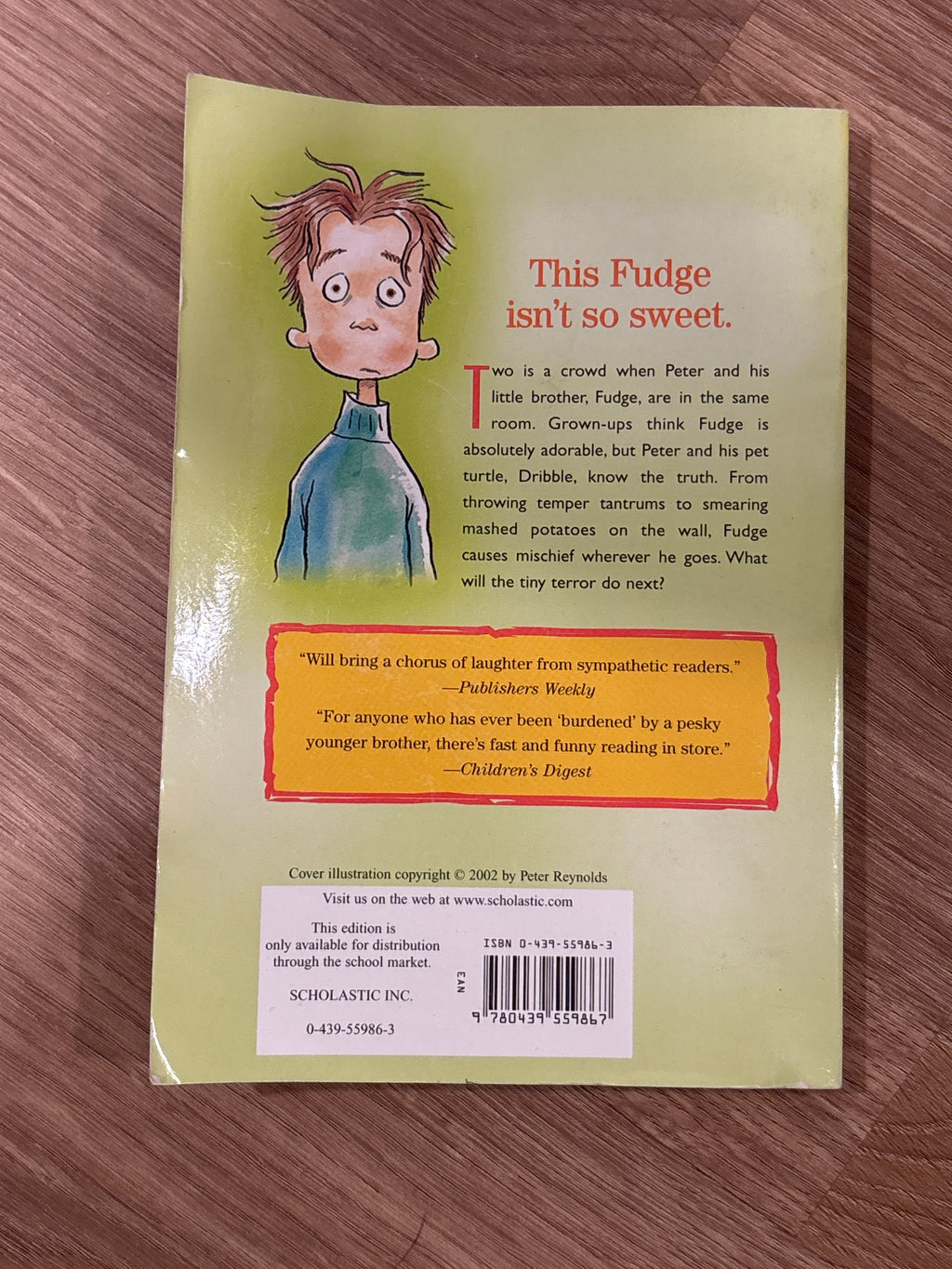 Tales of a Fourth Grade Nothing by Judy Blume paperback (tween/middle school) (rescued)