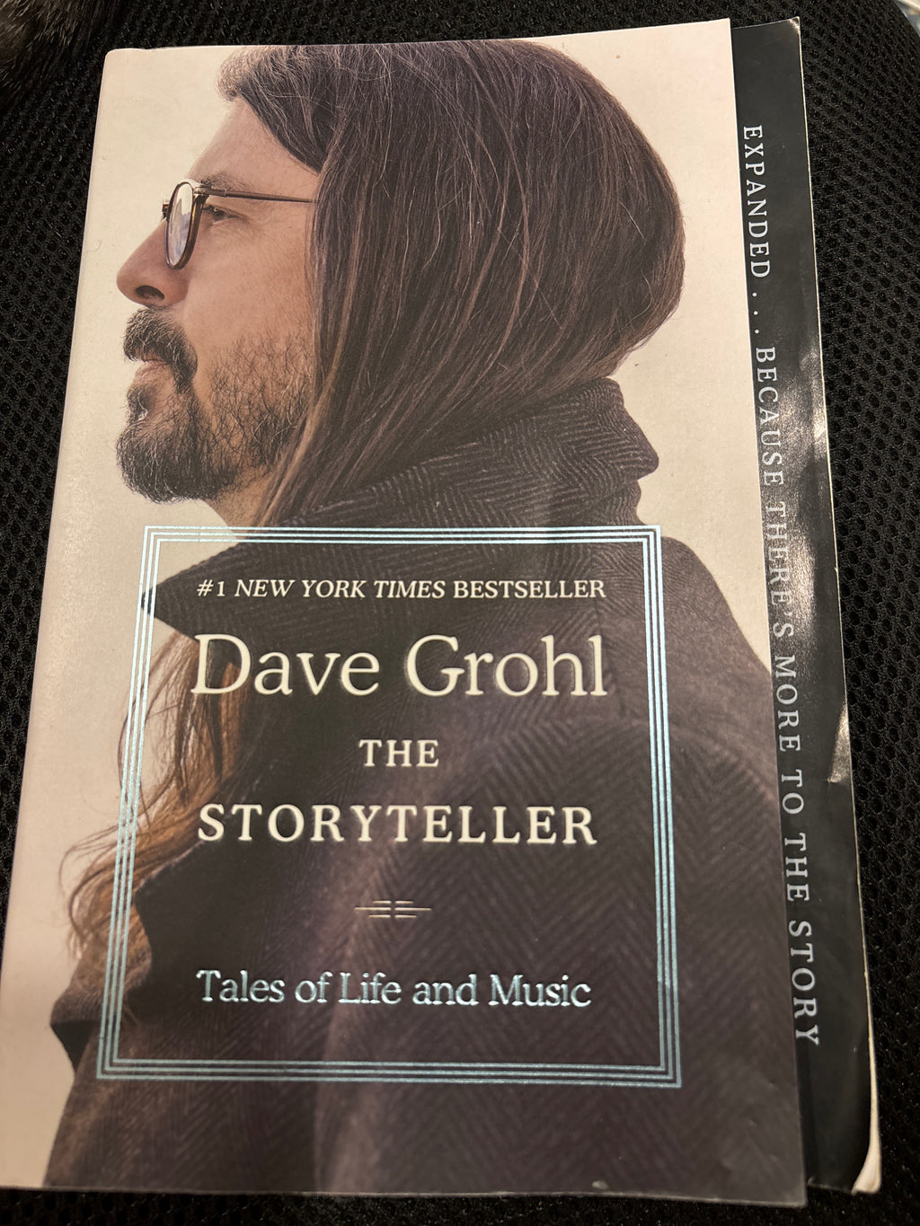 The Storyteller Tales of Life and Music by Dave Grohl paperback (like new)