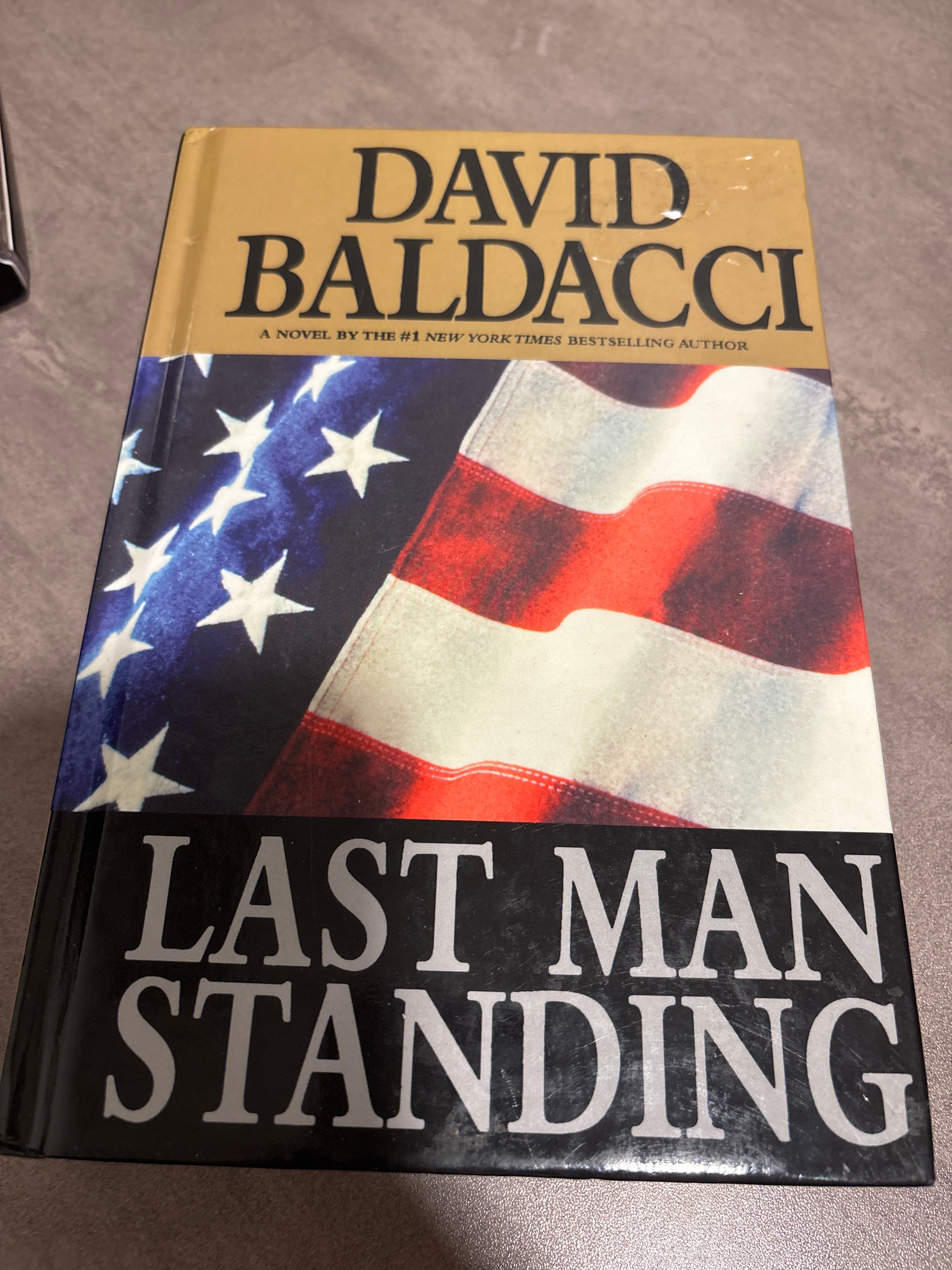 Last Man Standing by David Baldacci hardcover (like new)