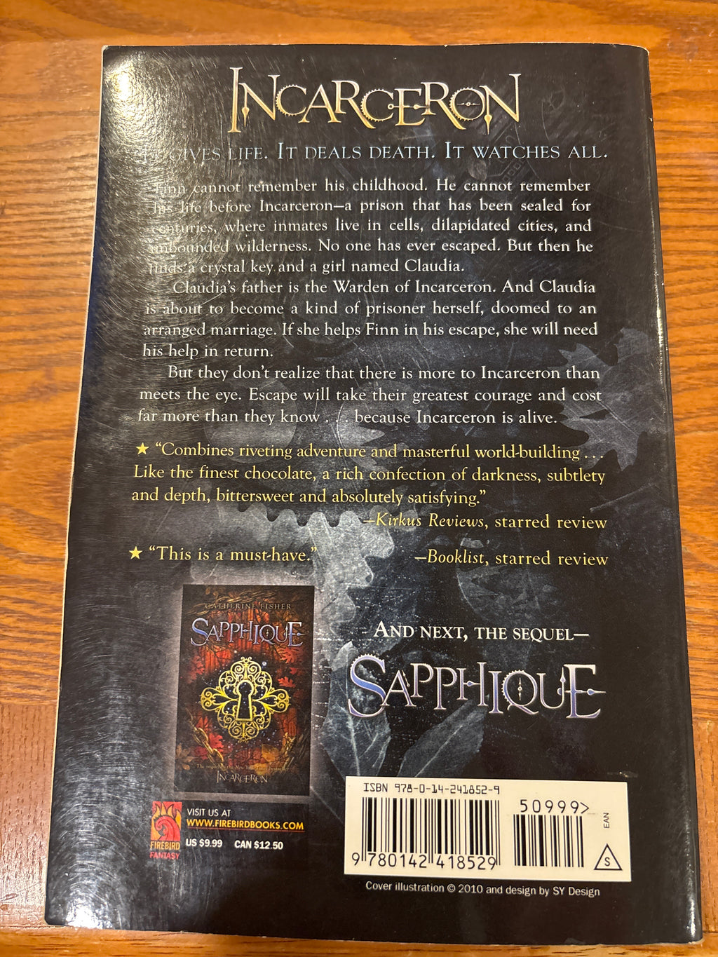 Incarceron (Book 1 of The Incarceron series) by Catherine Fisher paperback YA (rescued)