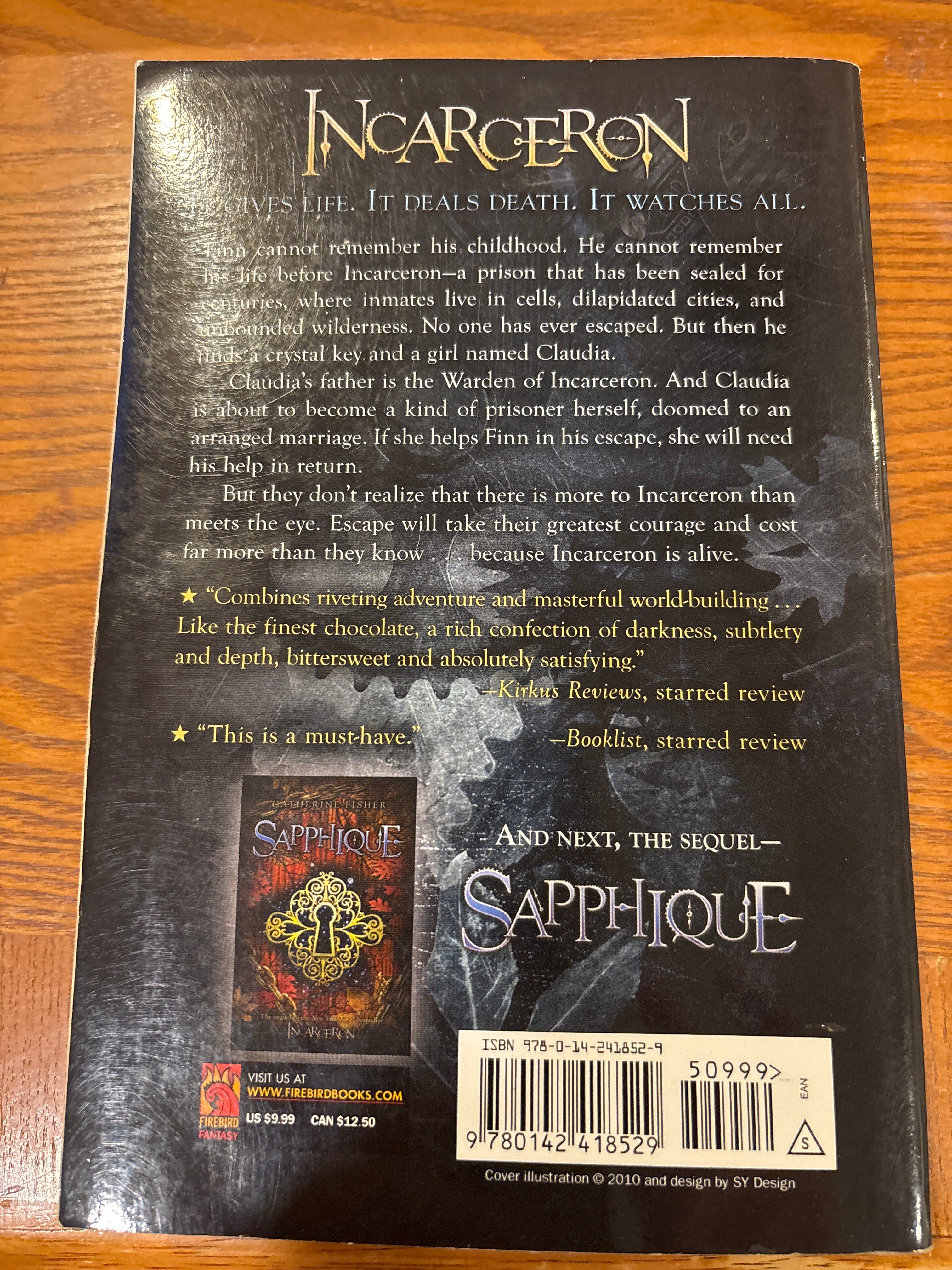 Incarceron (Book 1 of The Incarceron series) by Catherine Fisher paperback YA (rescued)