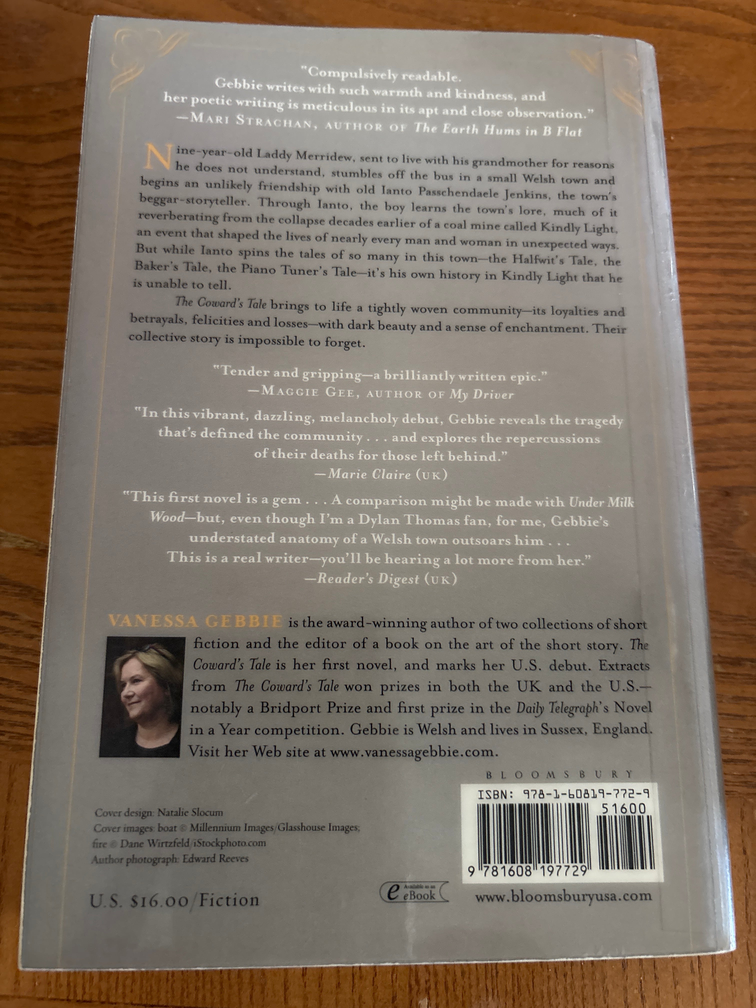 The Coward’s Tale by Vanessa Gebbie First Edition paperback (rescued library copy)