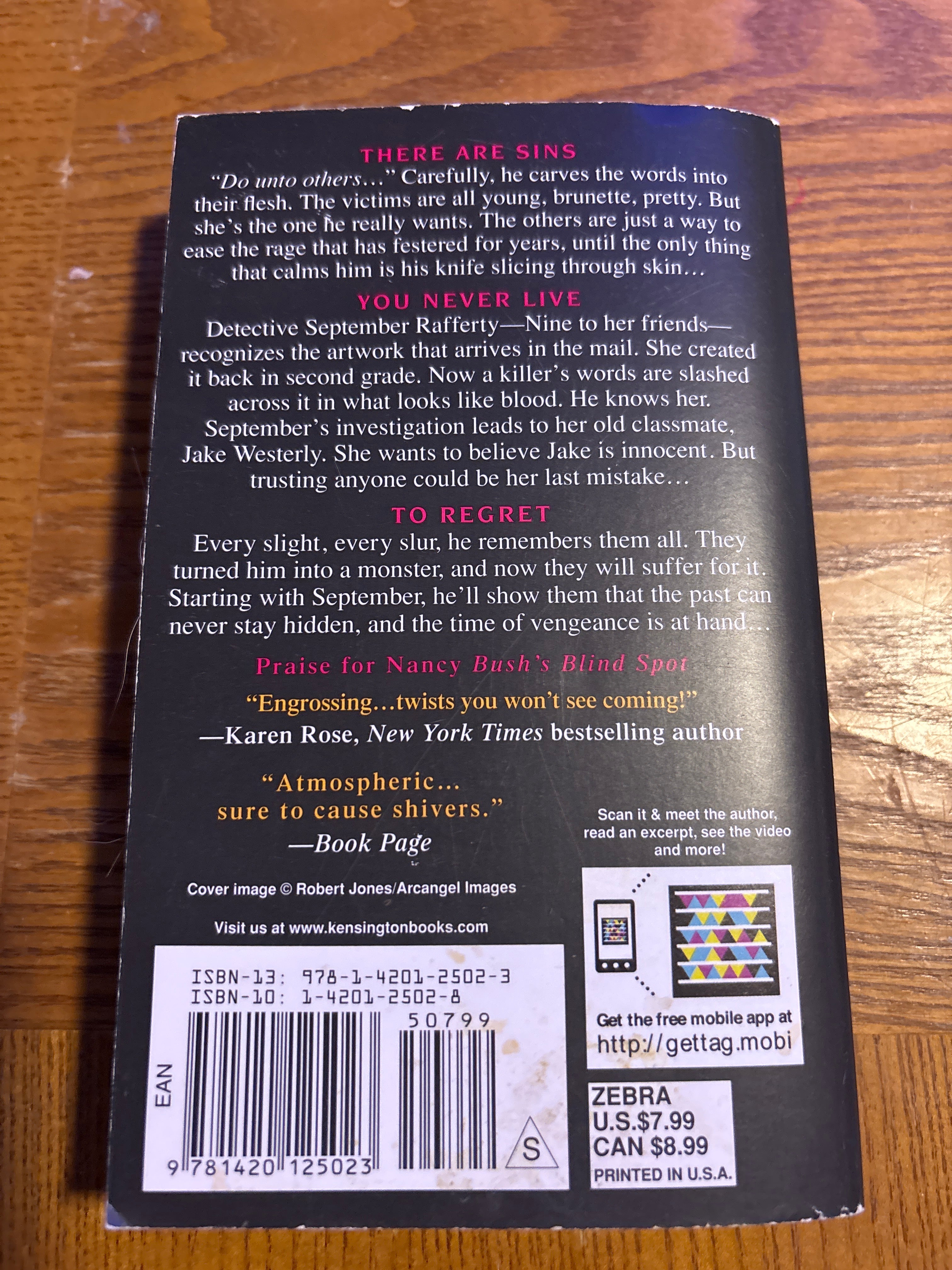 Nowhere to Hide by Nancy Bush paperback mass market (like new)