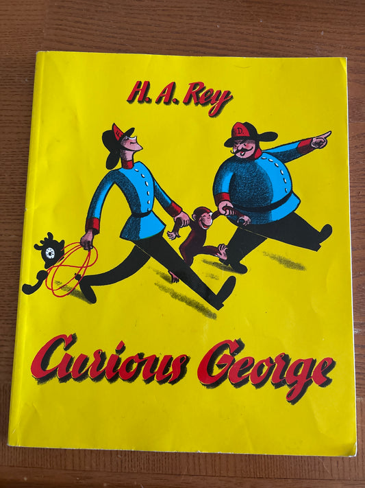 Curious George by Margret and H. A. Rey rescued/paperback