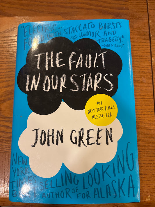 The Fault in Our Stars by John Green rescued/hardcover YA