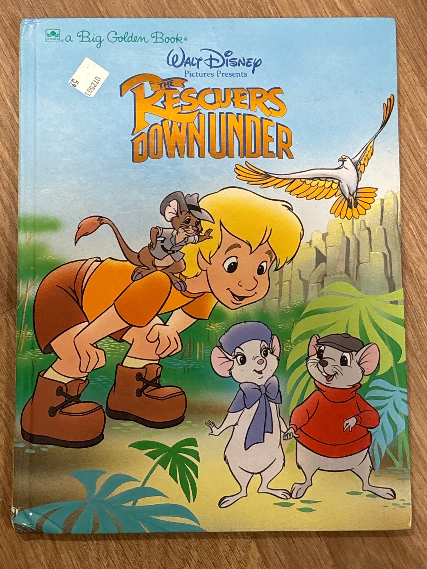 The Rescuers Down Under by Walt Disney rescued/A Big Golden Book