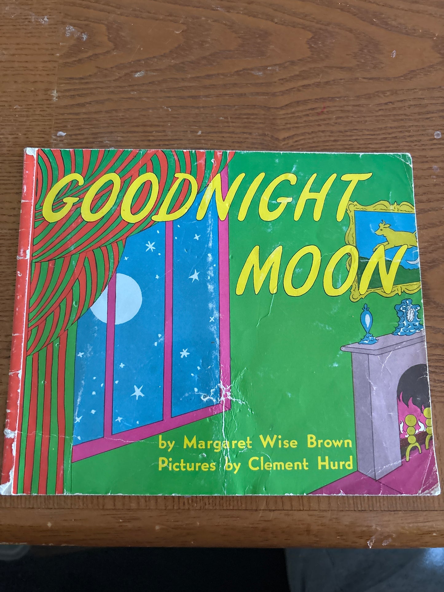 Goodnight Moon by Margaret Wise Brown rescued/paperback