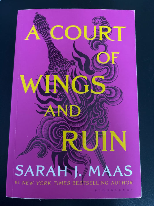 A Court of Wings and Ruin (book 3 of the ACOTAR series) by Sarah J. Maas paperback (rescued)