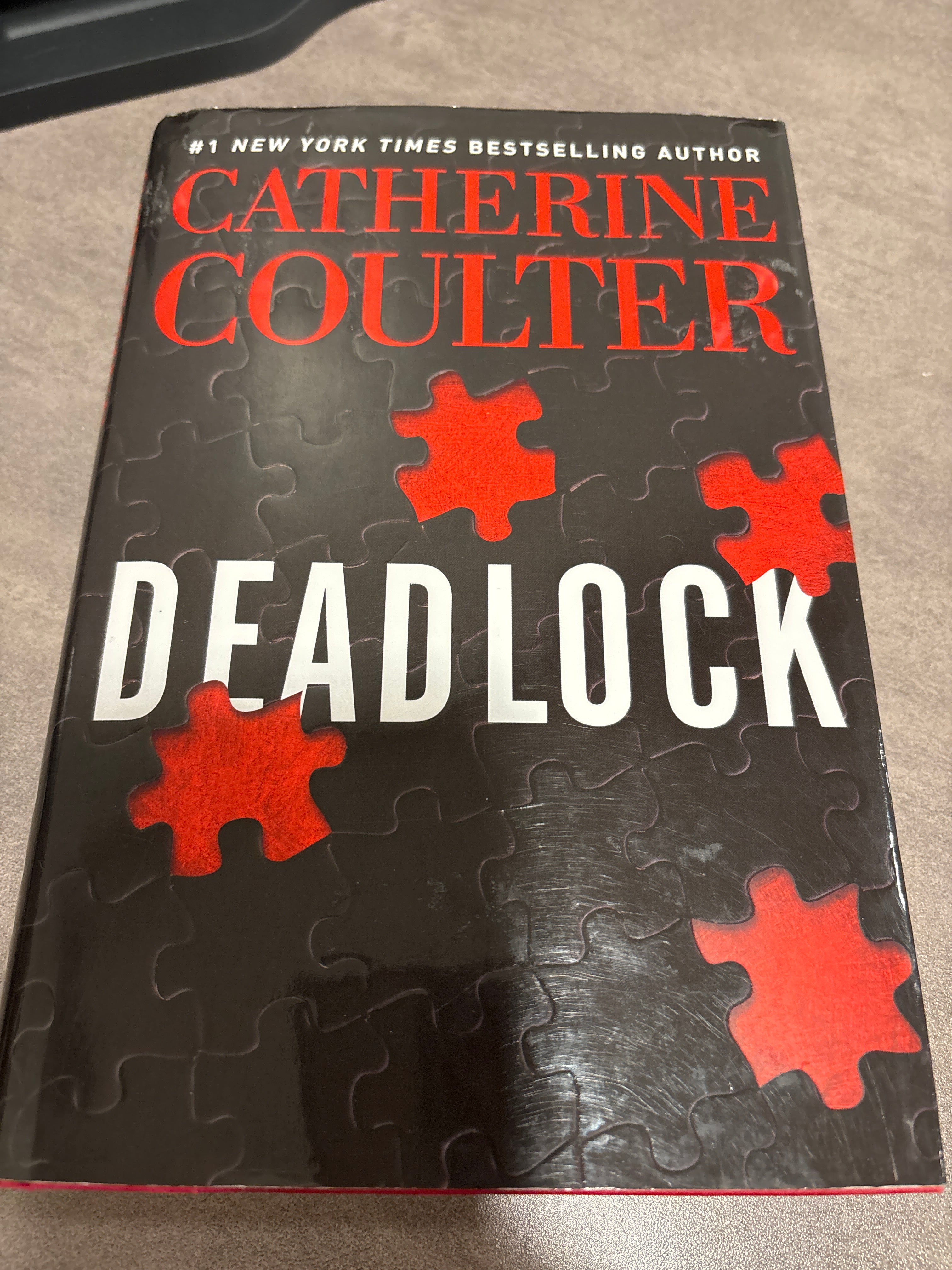 Deadlock by Catherine Coulter hardcover First Edition (like new)