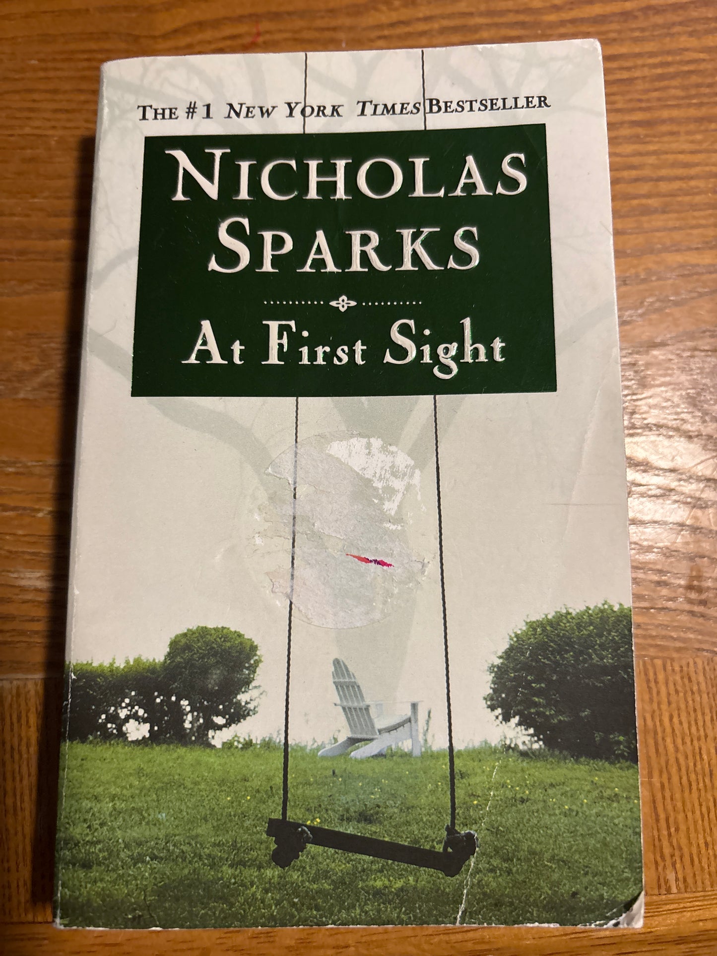 At First Sight by Nicholas Sparks rescued/paperback (mass market)