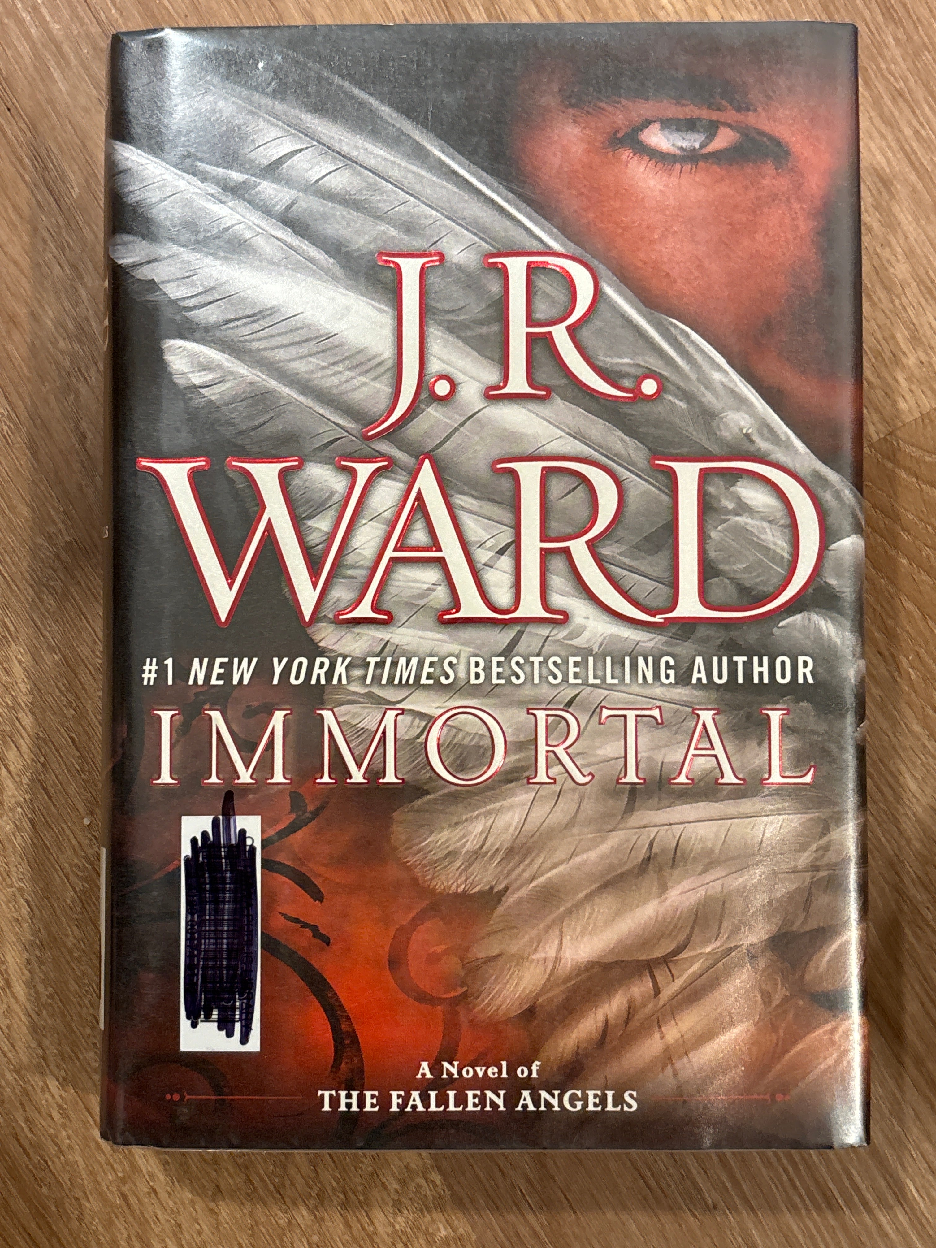 Immortal by J.R. Ward hardcover (rescued) (old library edition)
