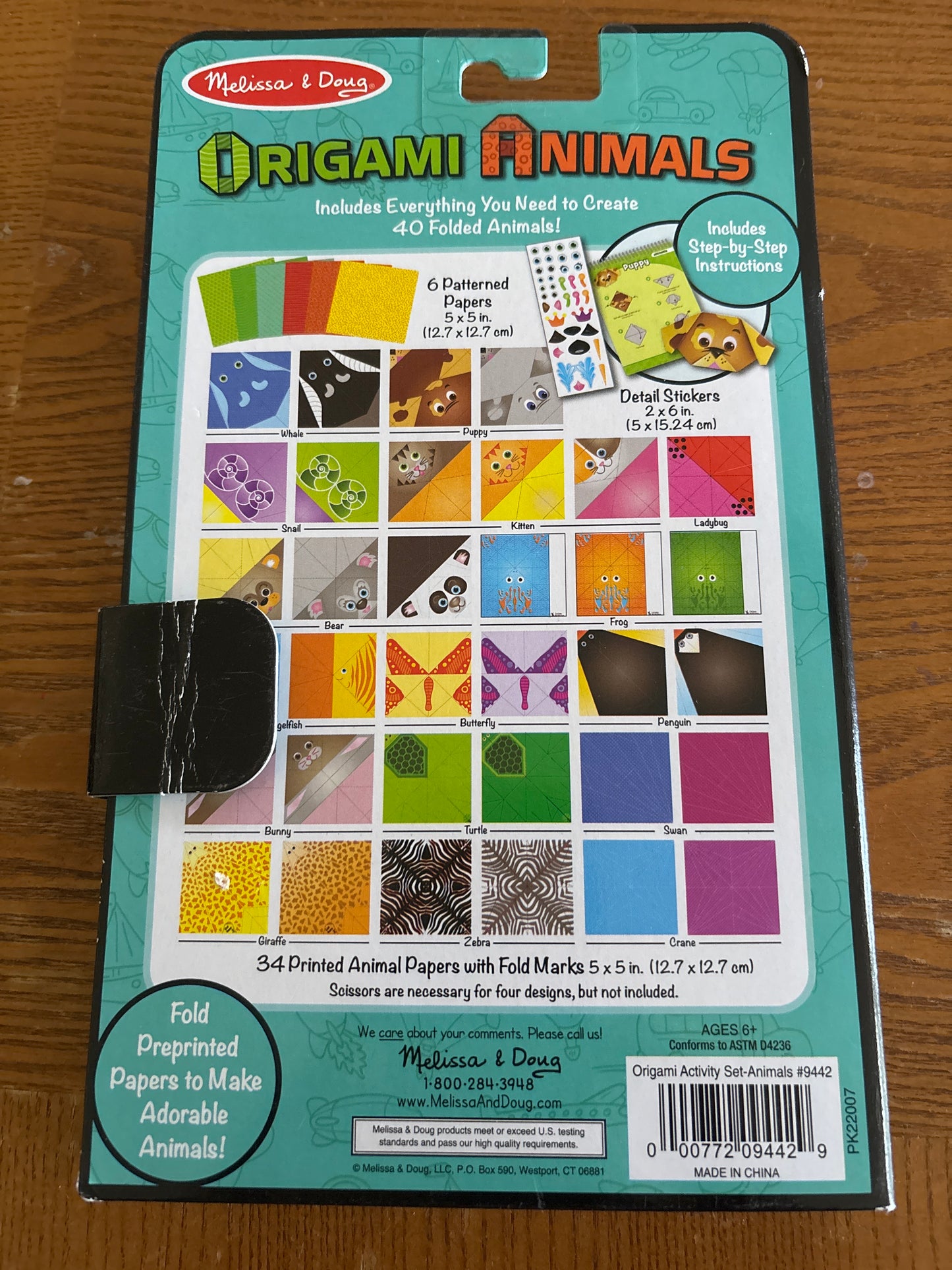 Organization Animals on the Go Craft Activity Set