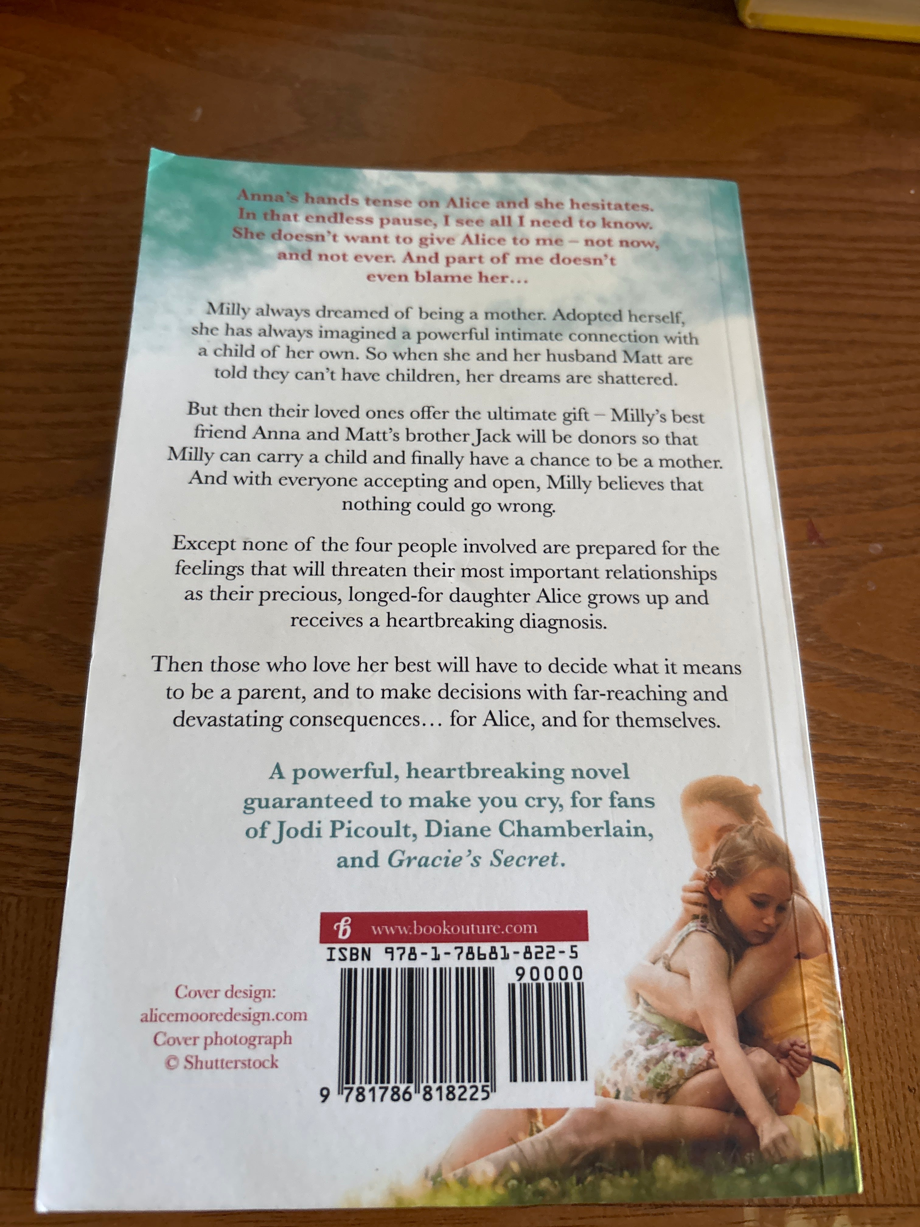 Not My Daughter by Kate Hewitt paperback (movie cover) (like new)
