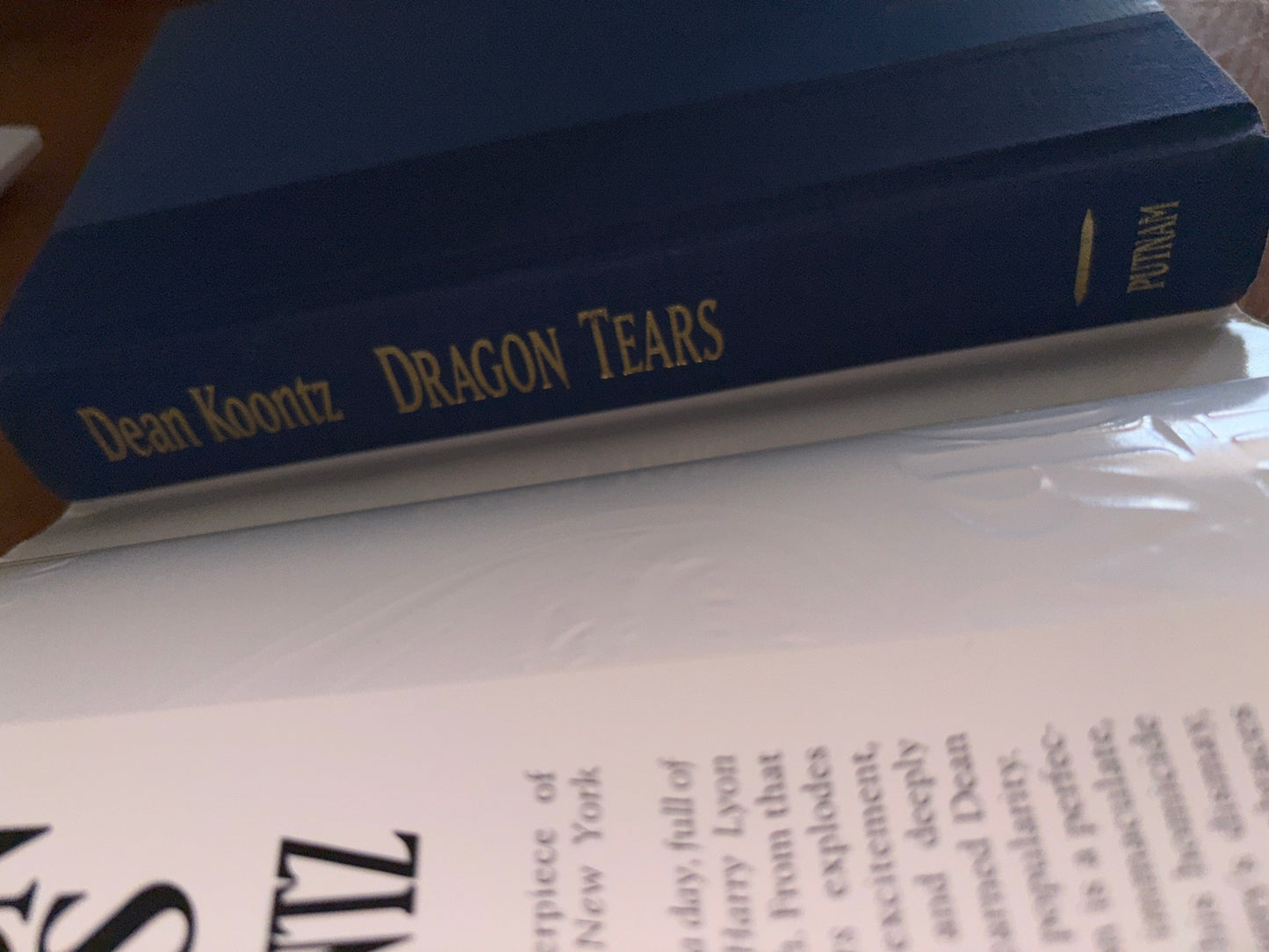 Dragon Tears by Dean Koontz rescued/hardcover