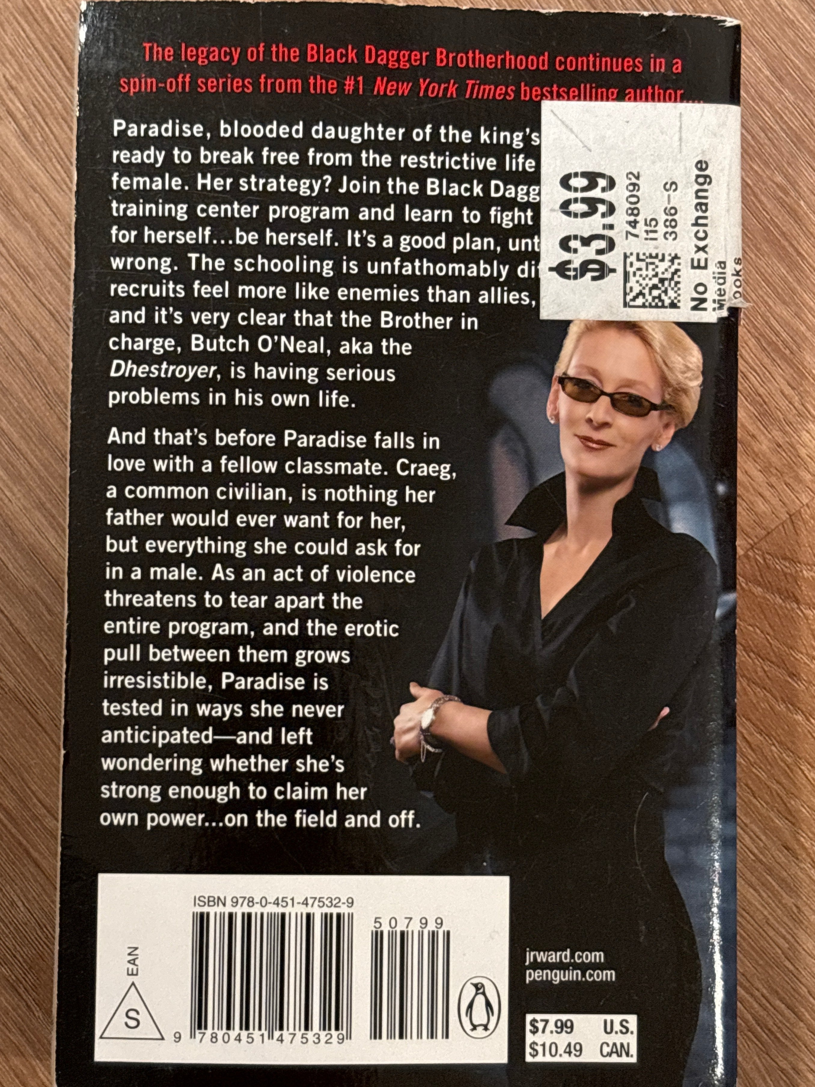 Bloodkiss by J.R. Ward paperback (mass market) (rescued)