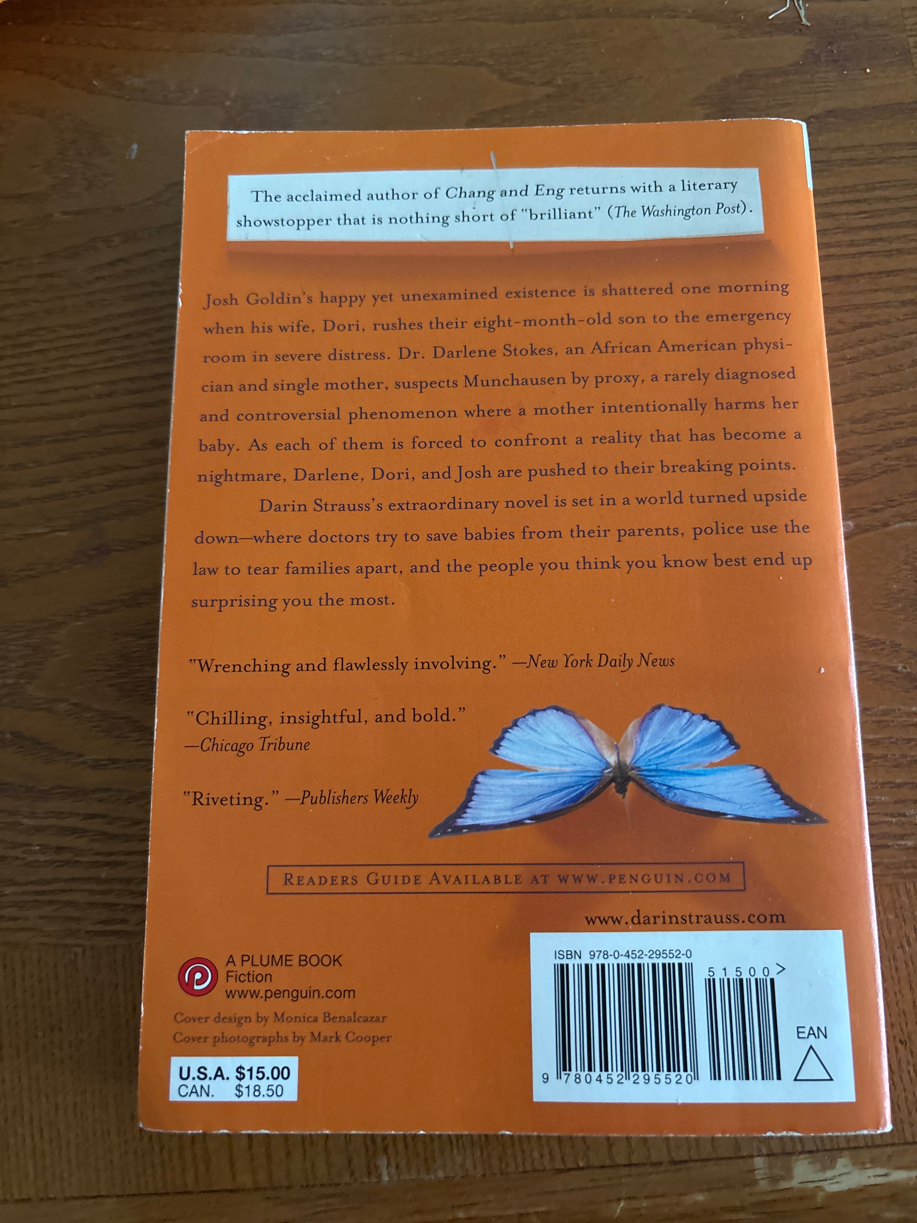 More Than It Hurts You: A Novel by Darin Strauss paperback (rescued)