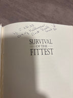 Survival of the Fittest by Jonathan Kellerman hardcover (like new)