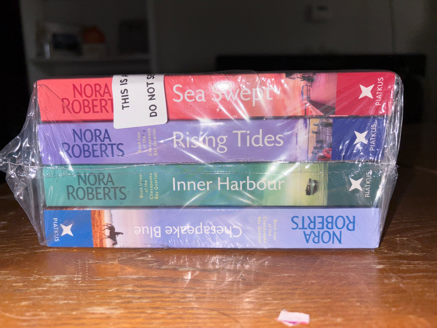 Chesapeake Bay Series 4 Books Collection Set (Sea Swept, Rising Tides, Inner Harbour, Chesapeake Blue) by Nora Roberts new/paperback