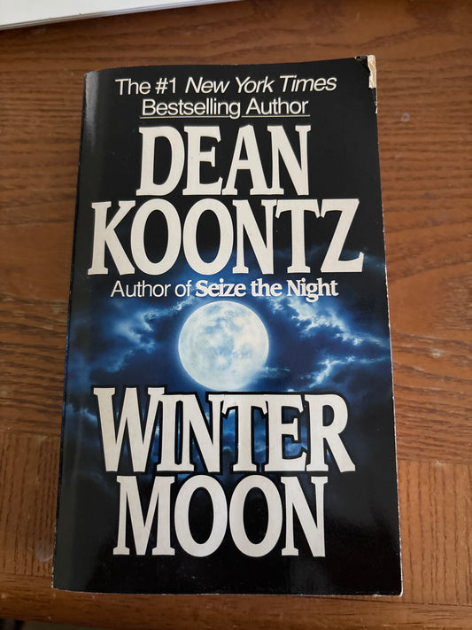 Winter Moon by Dean Koontz rescued/paperback mass market FIRST EDITION