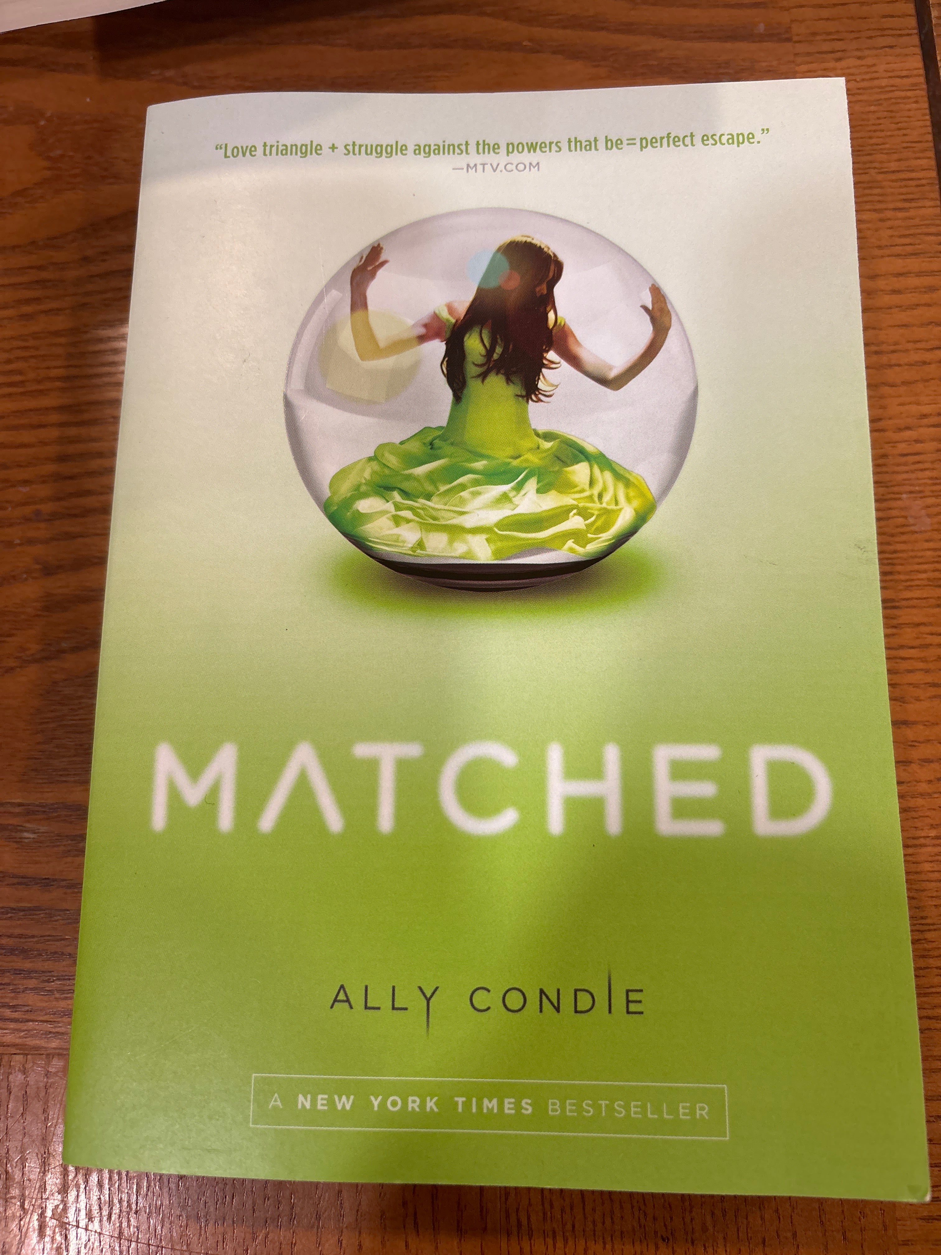 Matched by Ally Condie YA paperback (rescued)