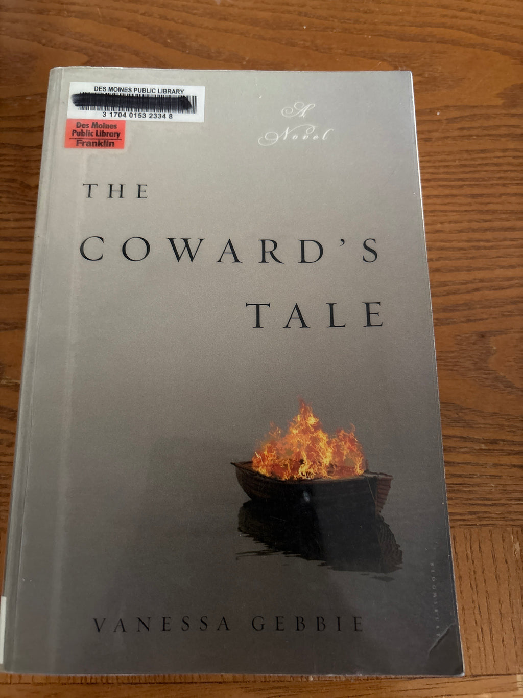 The Coward’s Tale by Vanessa Gebbie First Edition paperback (rescued library copy)