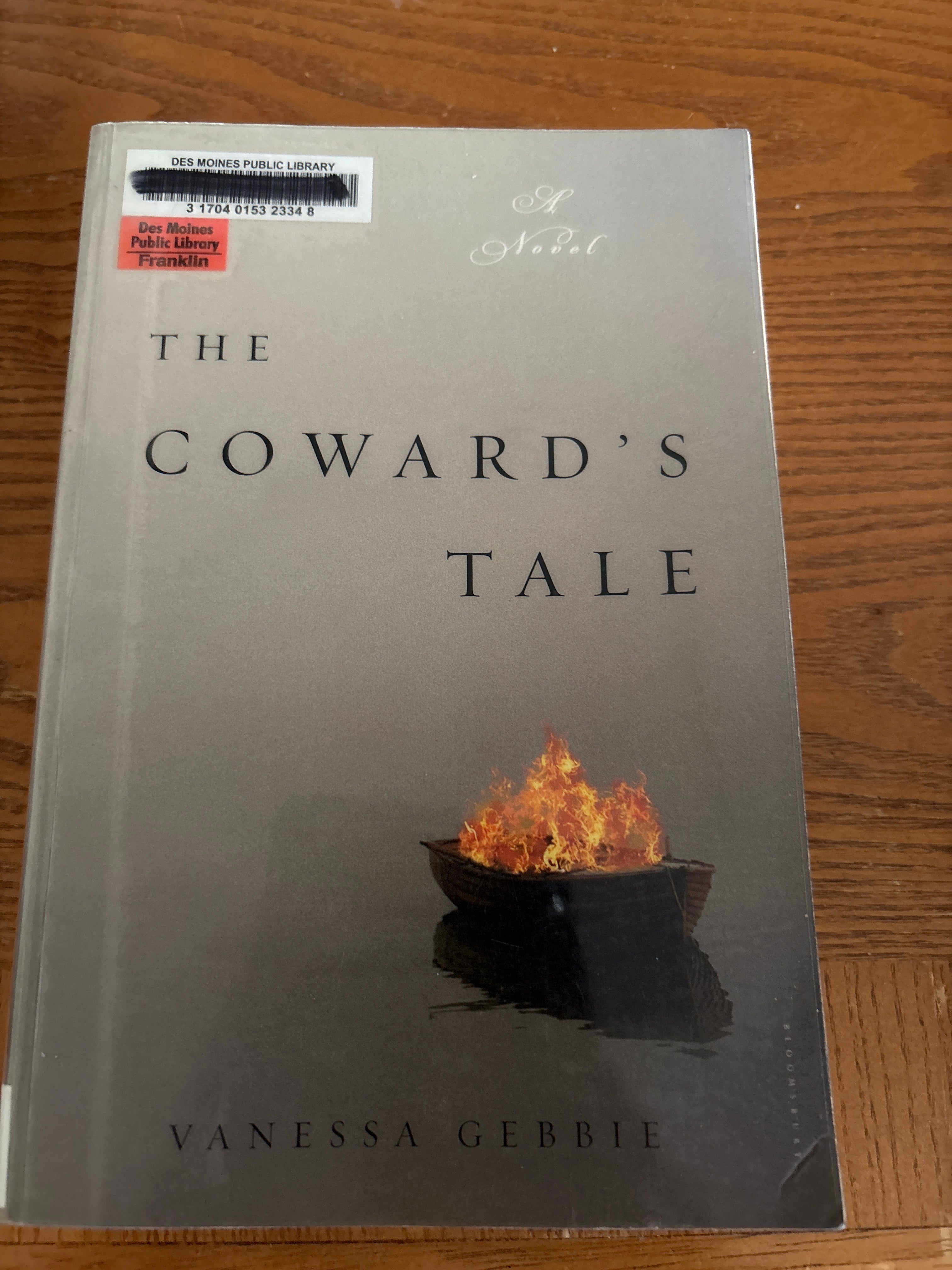 The Coward’s Tale by Vanessa Gebbie First Edition paperback (rescued library copy)