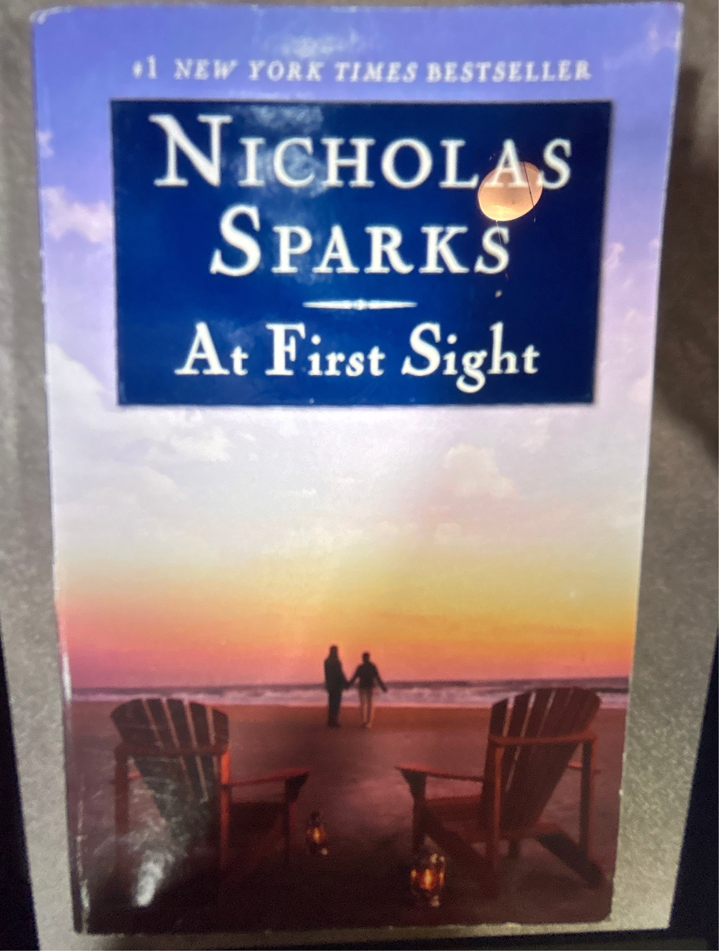 At First Sight (sequel to True Believer) by Nicholas Sparks paperback (mass market) (rescued) (2 covers available)