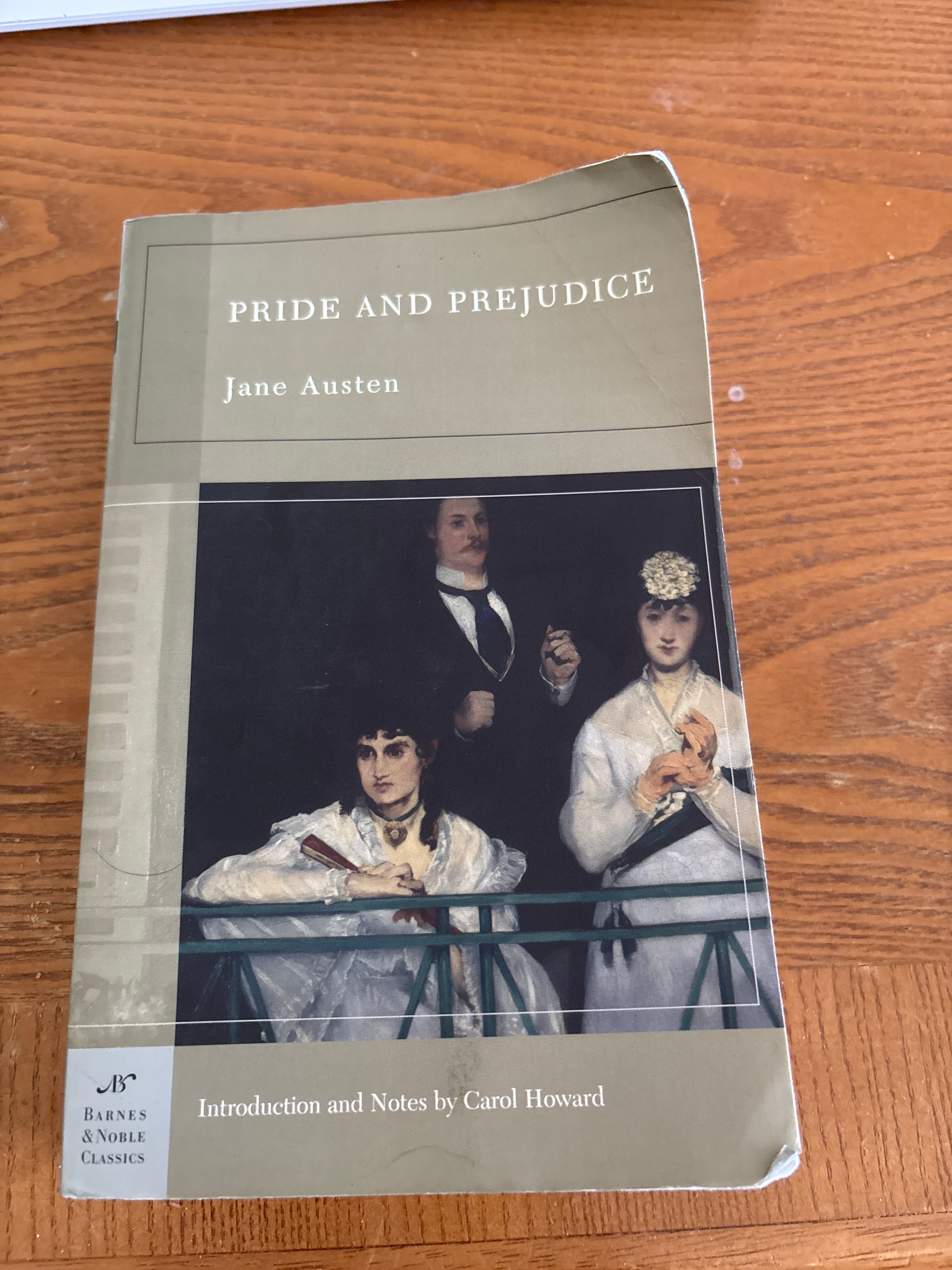 Pride and Prejudice by Jane Austen paperback (rescued)