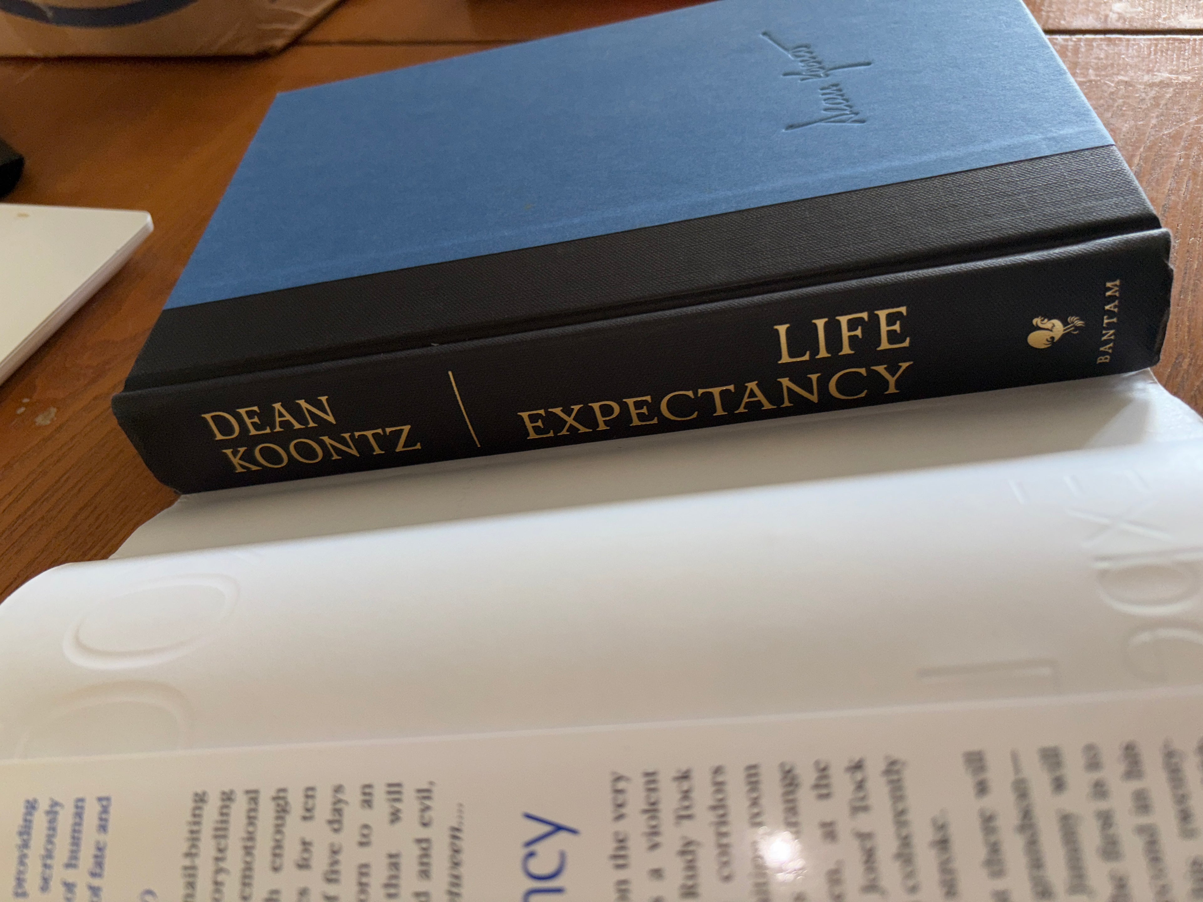 Life Expectancy by Dean Koontz hardcover (rescued)