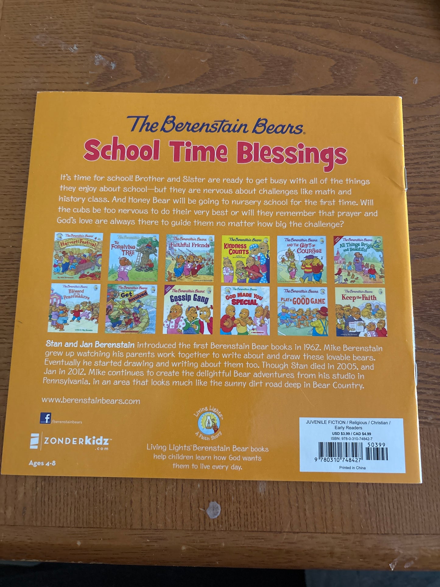 The Berenstain Bears School Time Blessings by Mike Berenstain